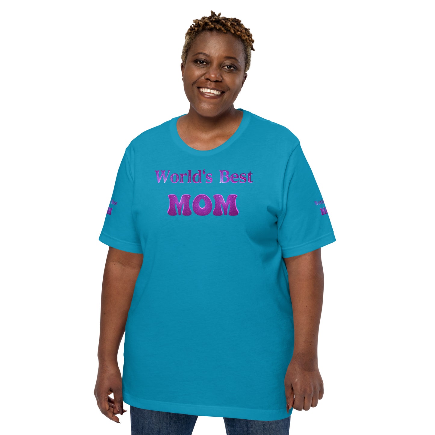 "World's Best Mom+" T-Shirt (Personalized)