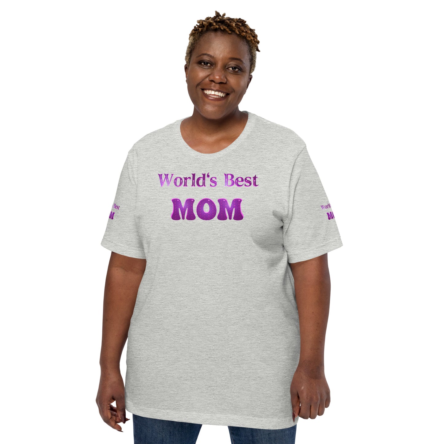 "World's Best Mom+" T-Shirt (Personalized)