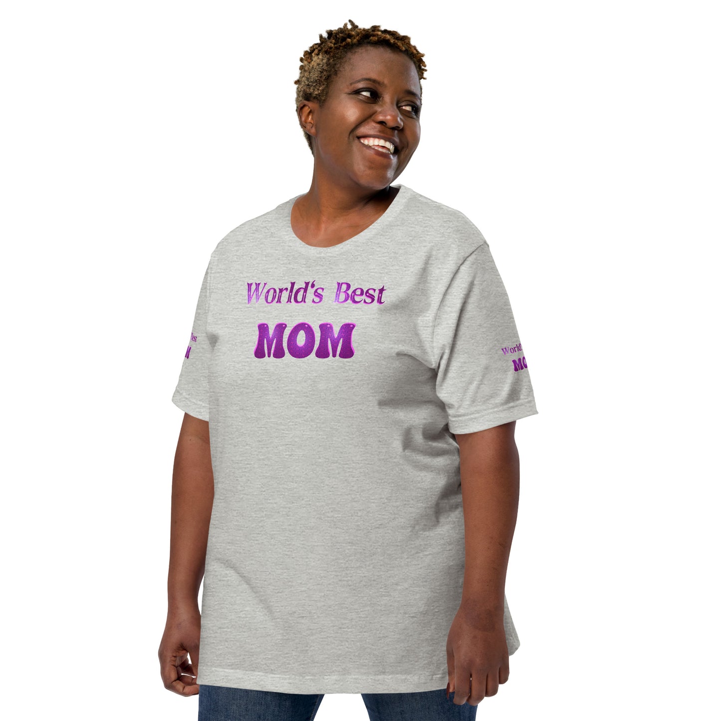 "World's Best Mom+" T-Shirt (Personalized)