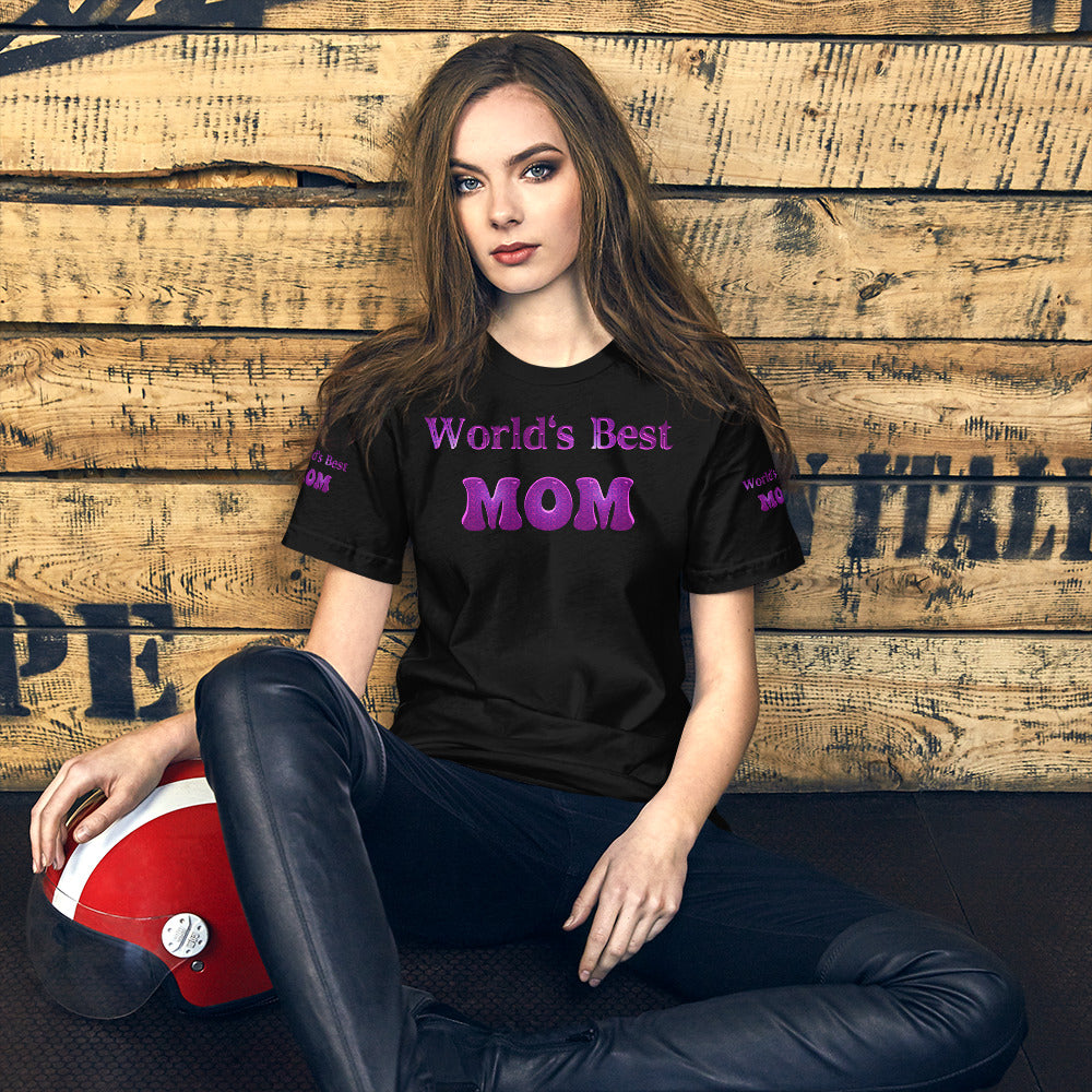 "World's Best Mom+" T-Shirt (Personalized)