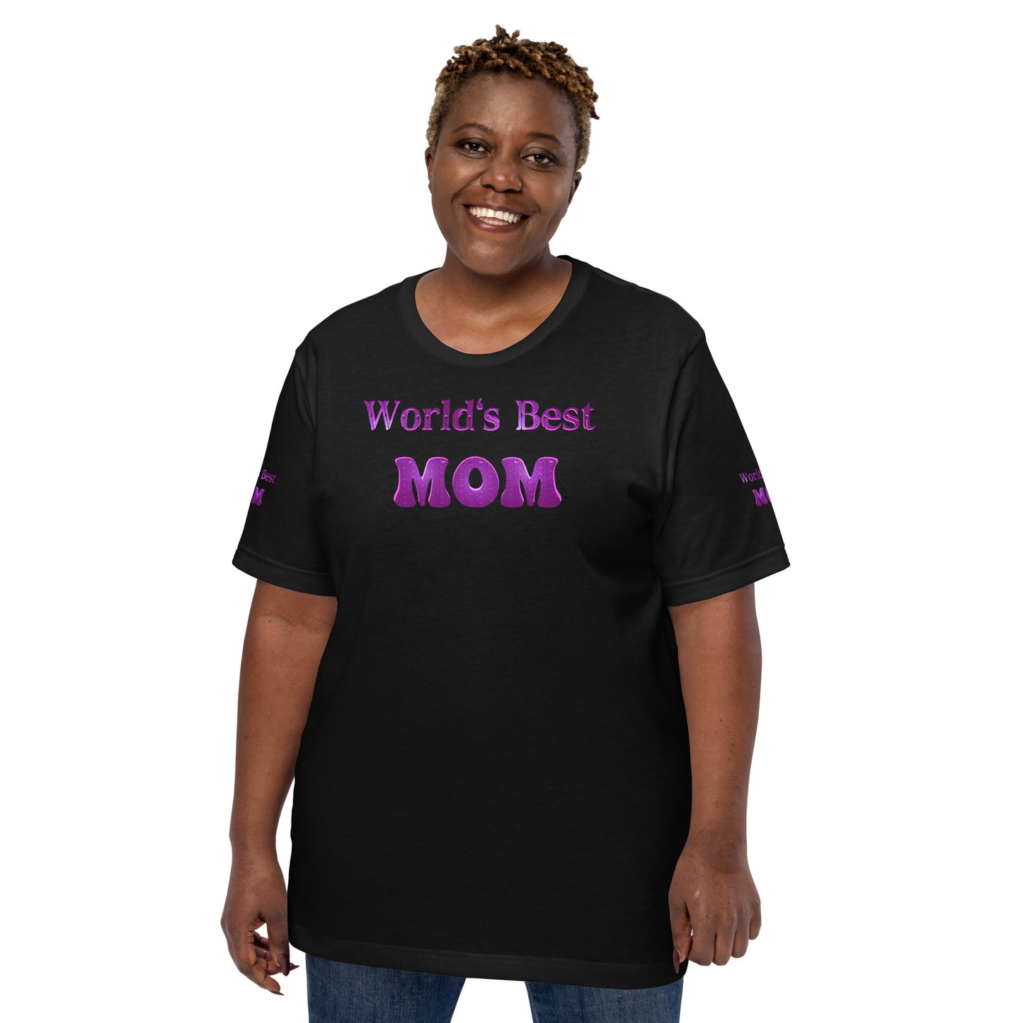 "World's Best Mom+" T-Shirt (Personalized)