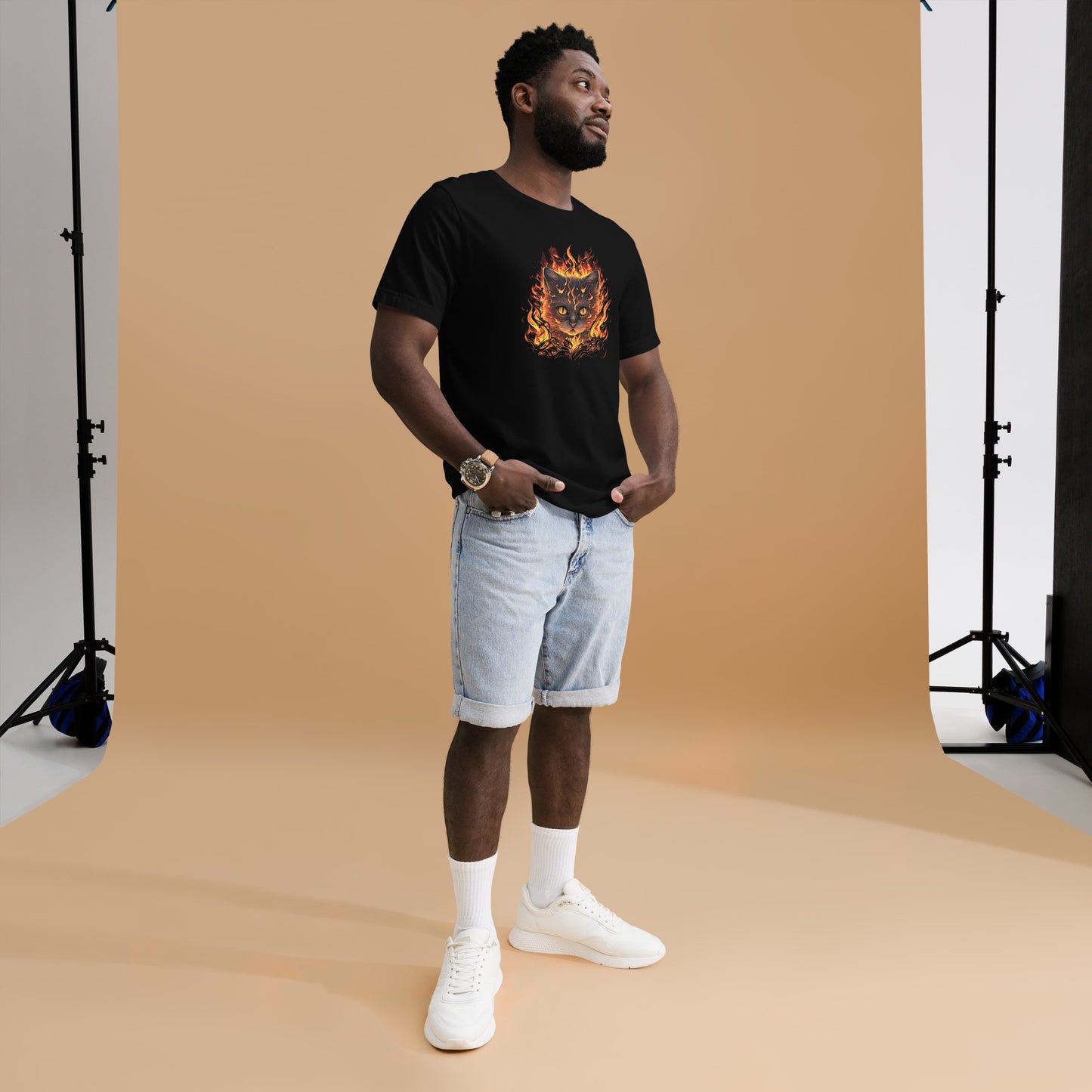 Pyro Cat Unisex T-Shirt