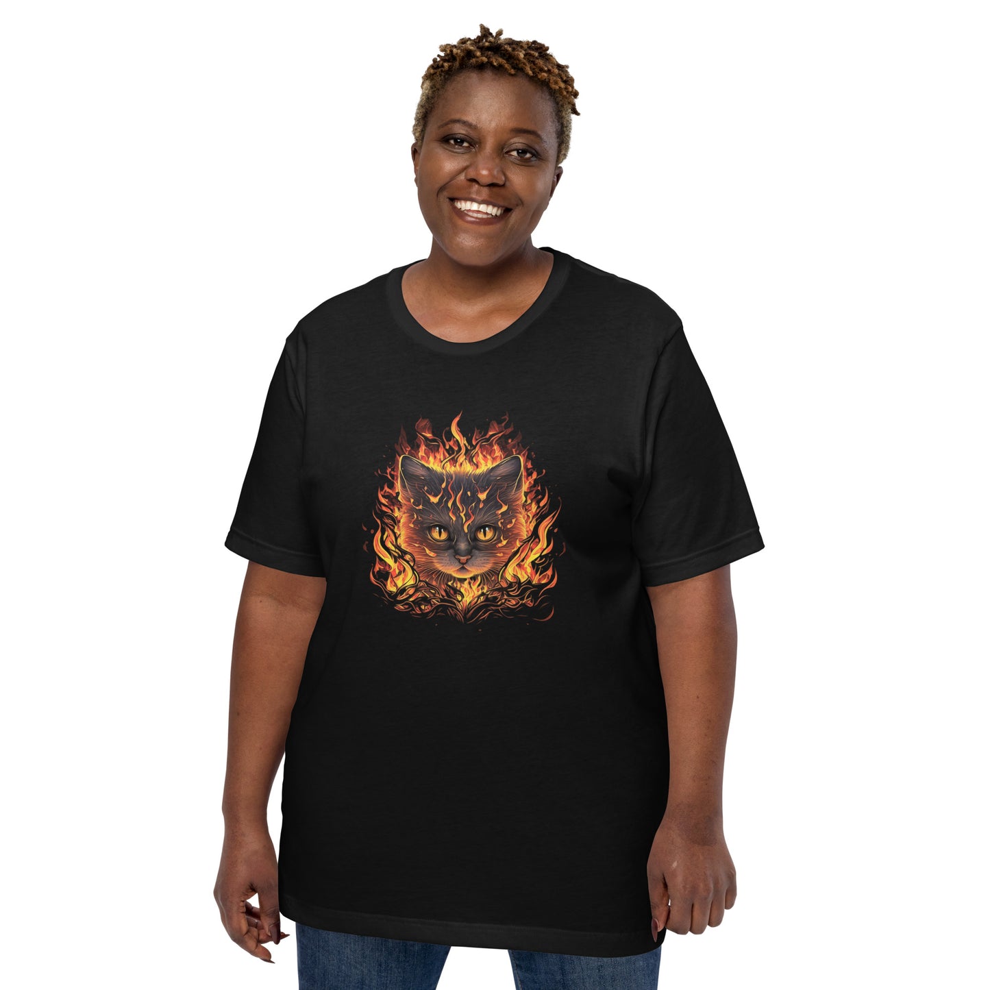 Pyro Cat Unisex T-Shirt