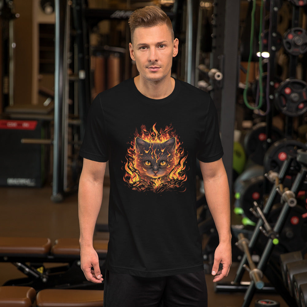 Pyro Cat Unisex T-Shirt