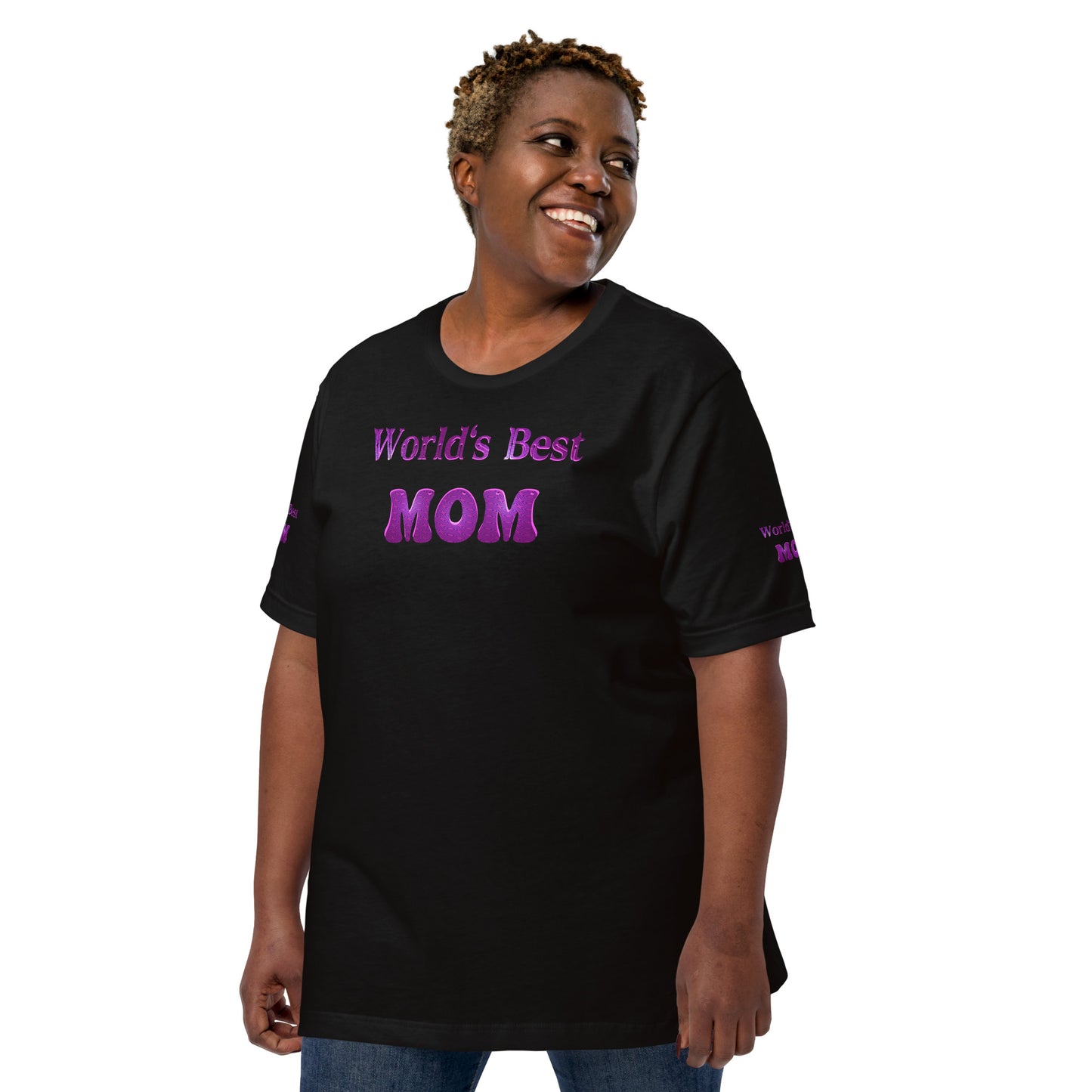 "World's Best Mom+" T-Shirt (Personalized)