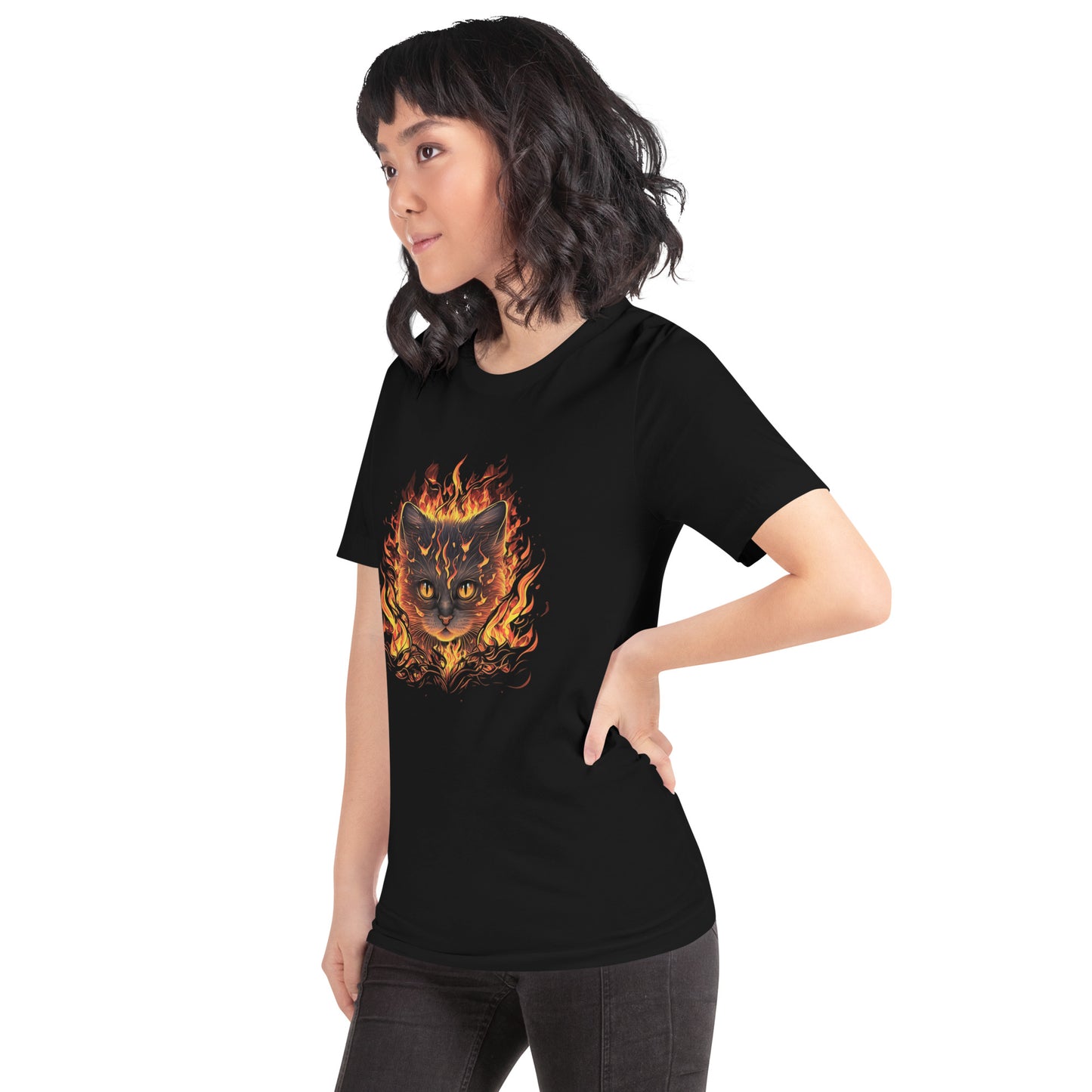 Pyro Cat Unisex T-Shirt