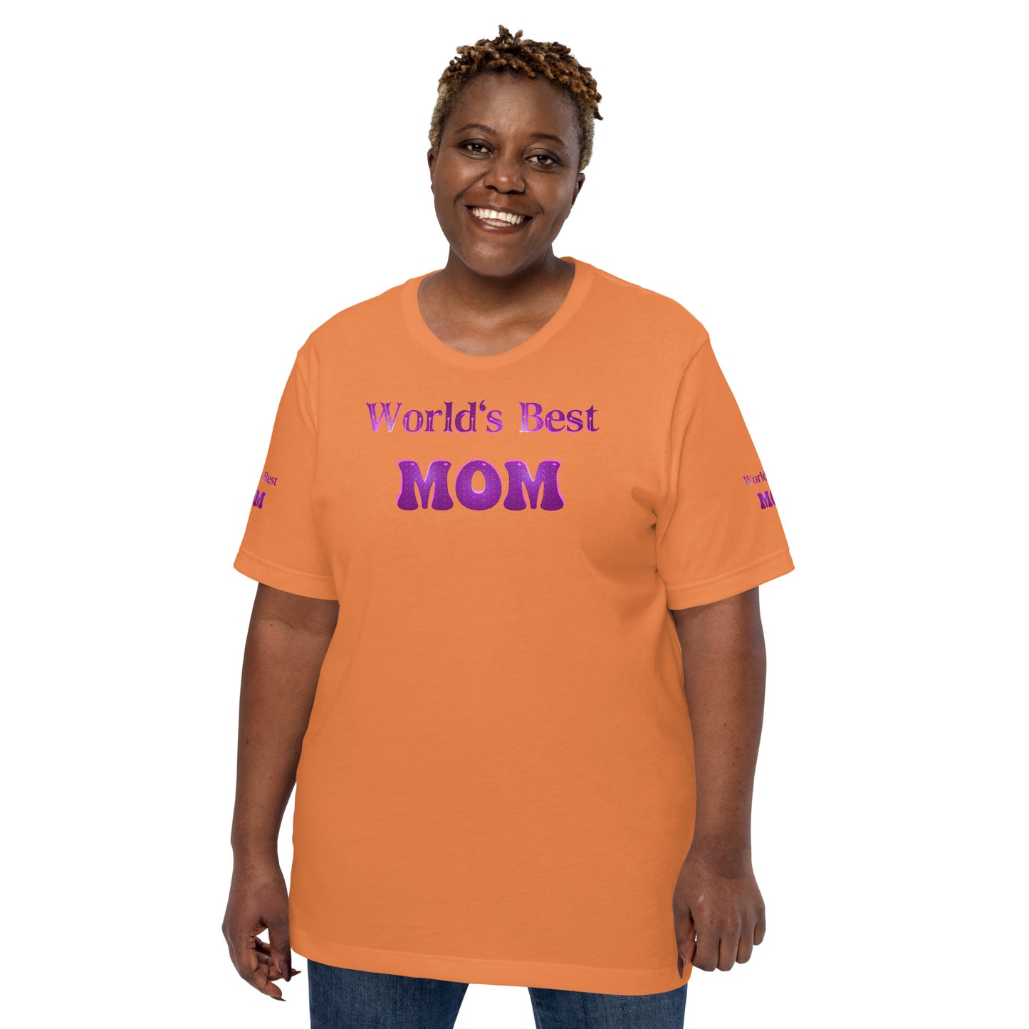 "World's Best Mom+" T-Shirt (Personalized)
