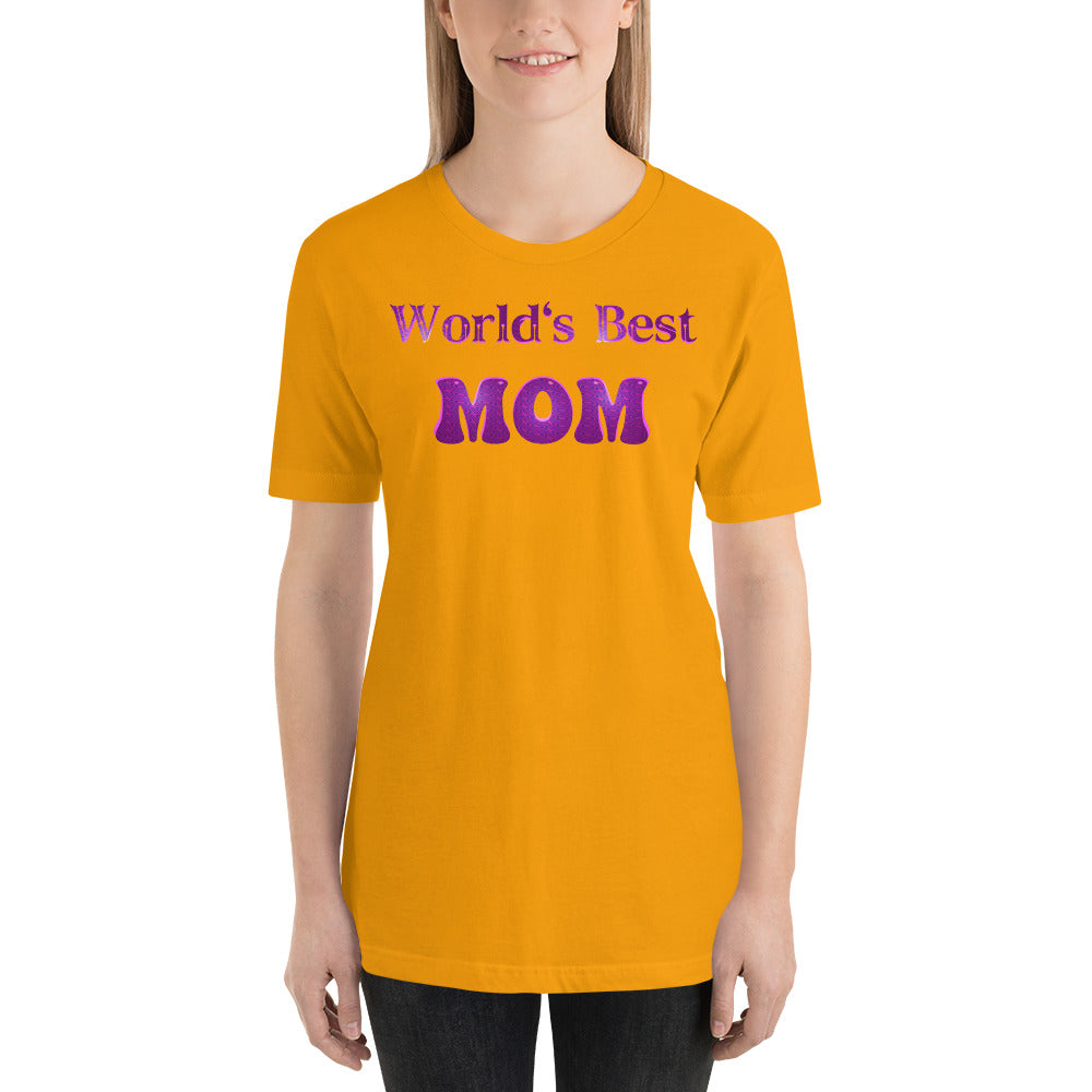 "Worlds Best Mom" T-Shirt (Personalized)