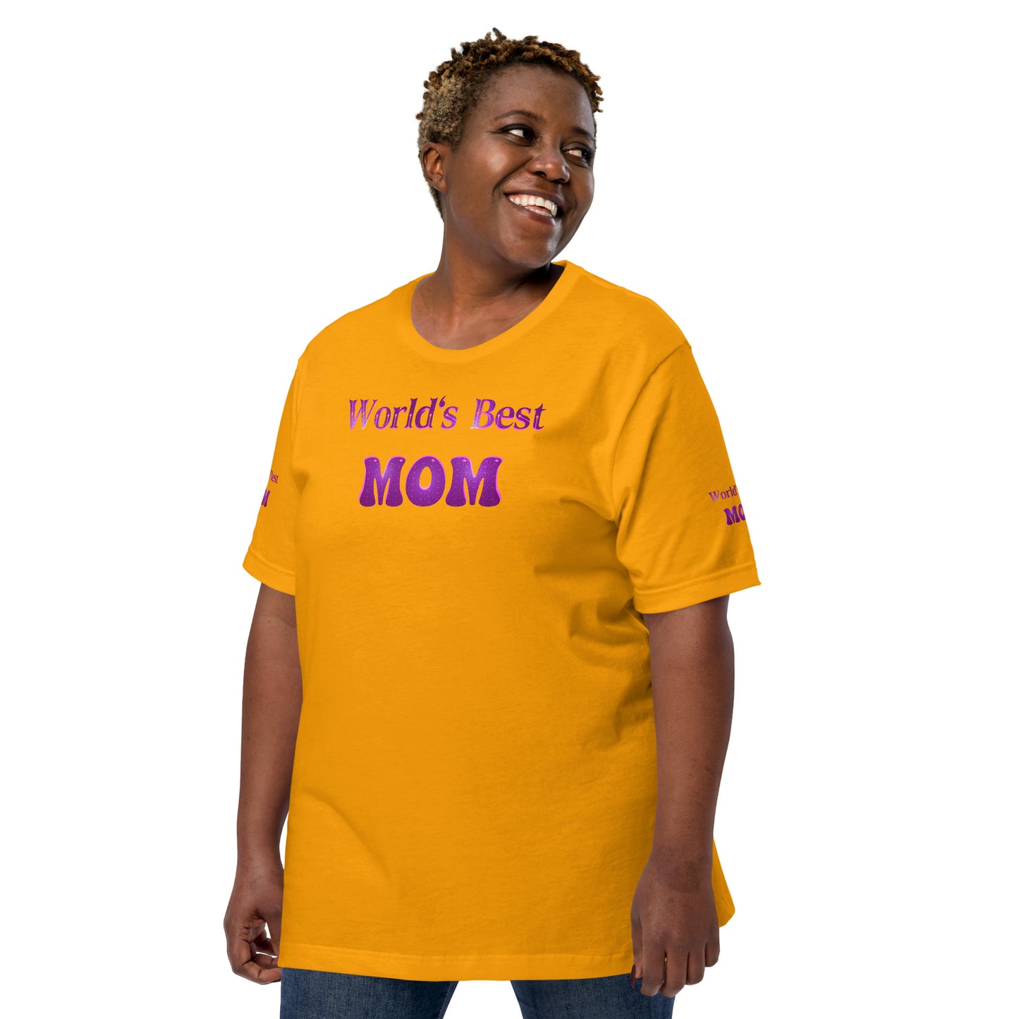 "World's Best Mom+" T-Shirt (Personalized)