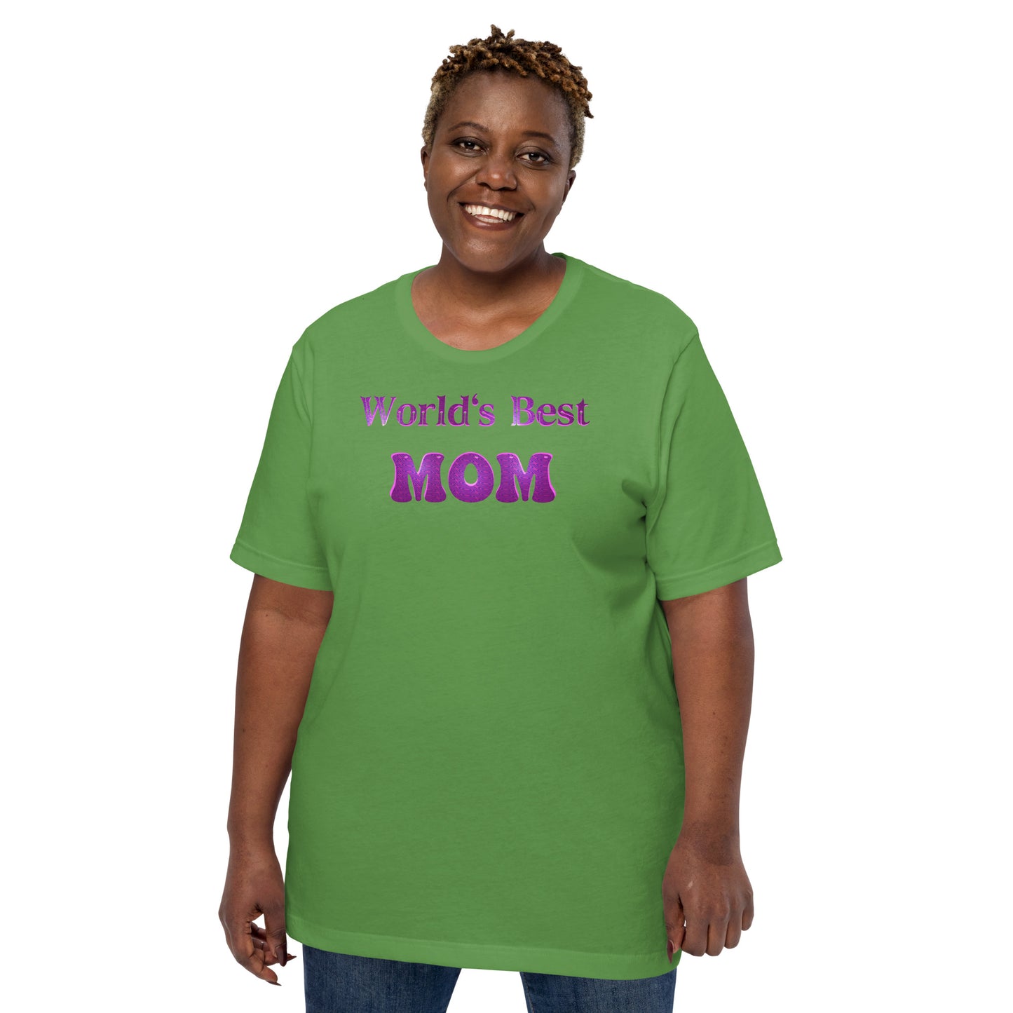 "Worlds Best Mom" T-Shirt (Personalized)