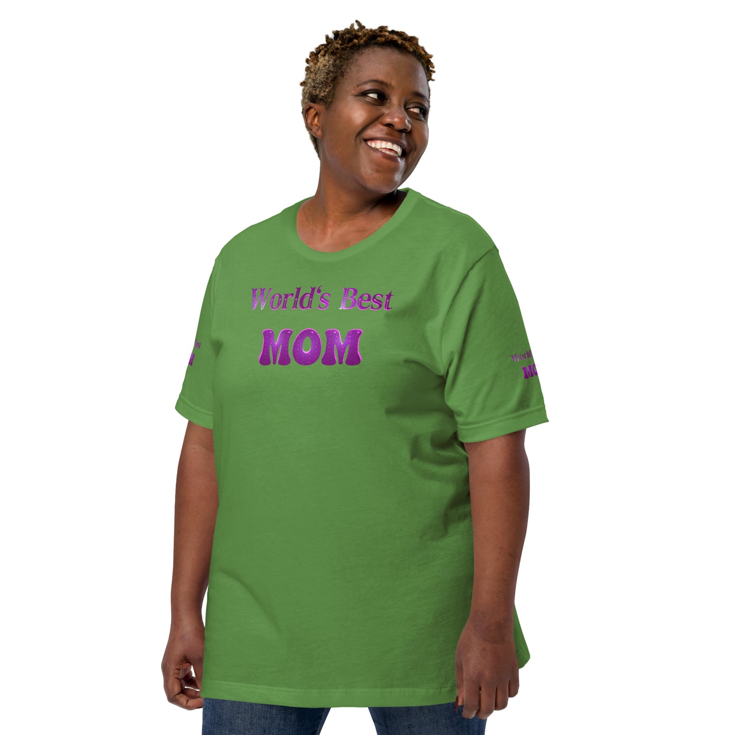 "World's Best Mom+" T-Shirt (Personalized)