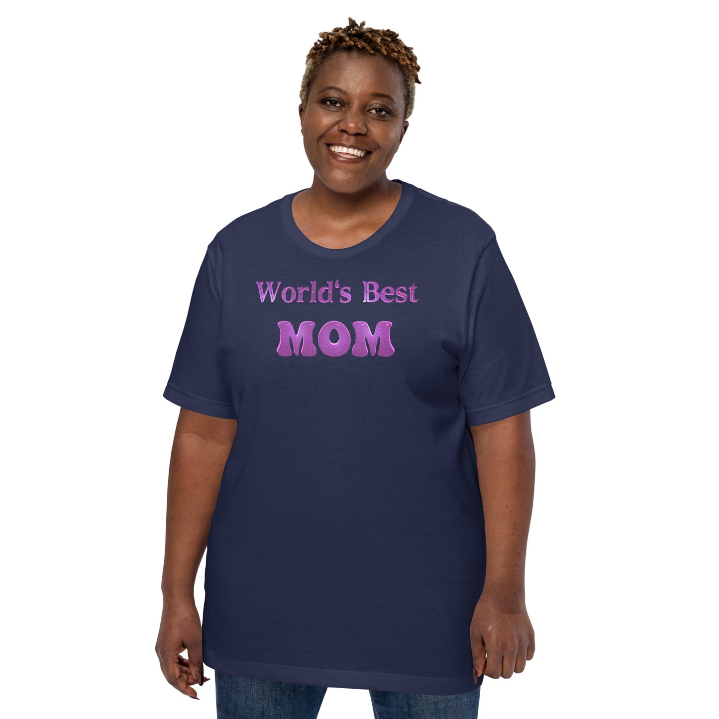 "Worlds Best Mom" T-Shirt (Personalized)