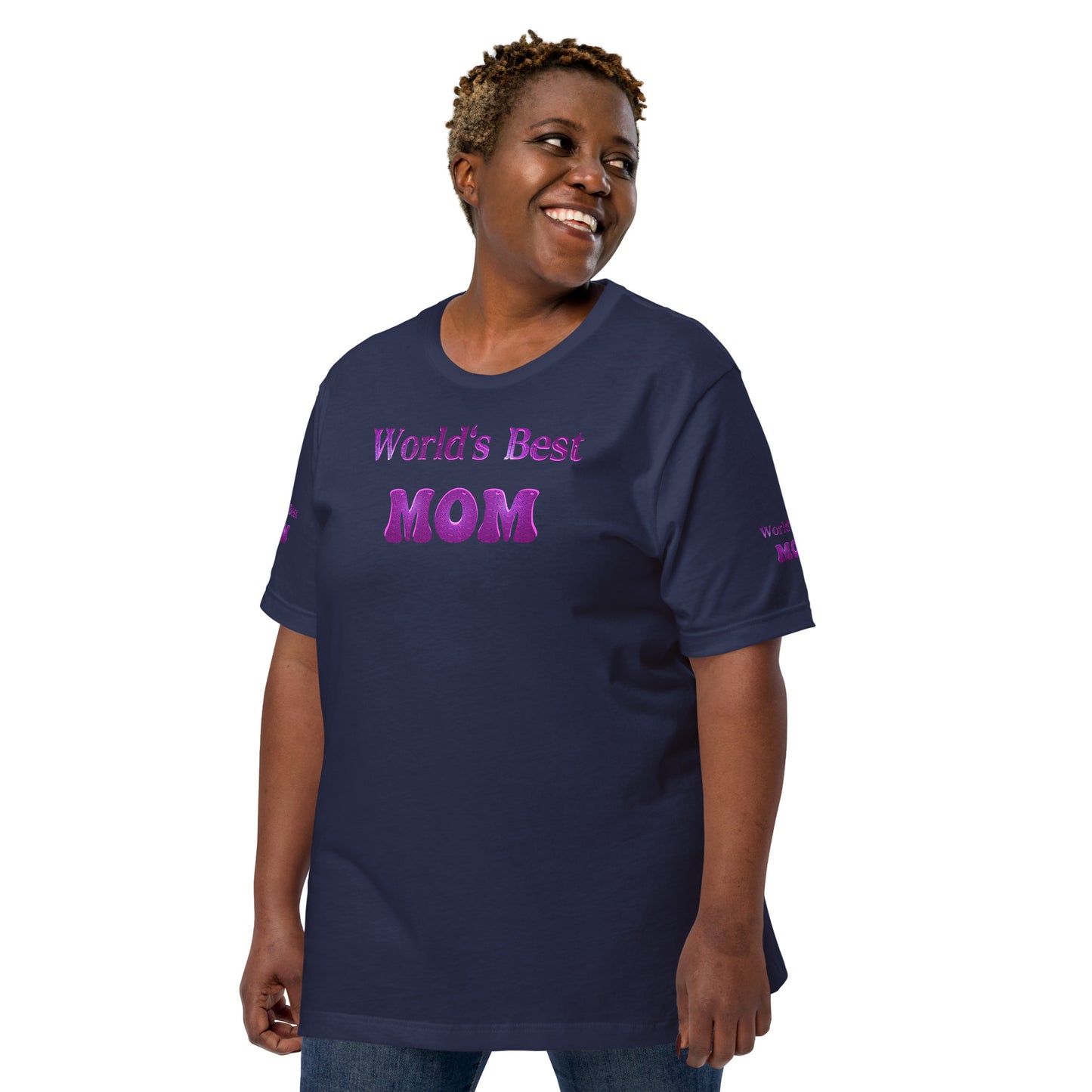 "World's Best Mom+" T-Shirt (Personalized)