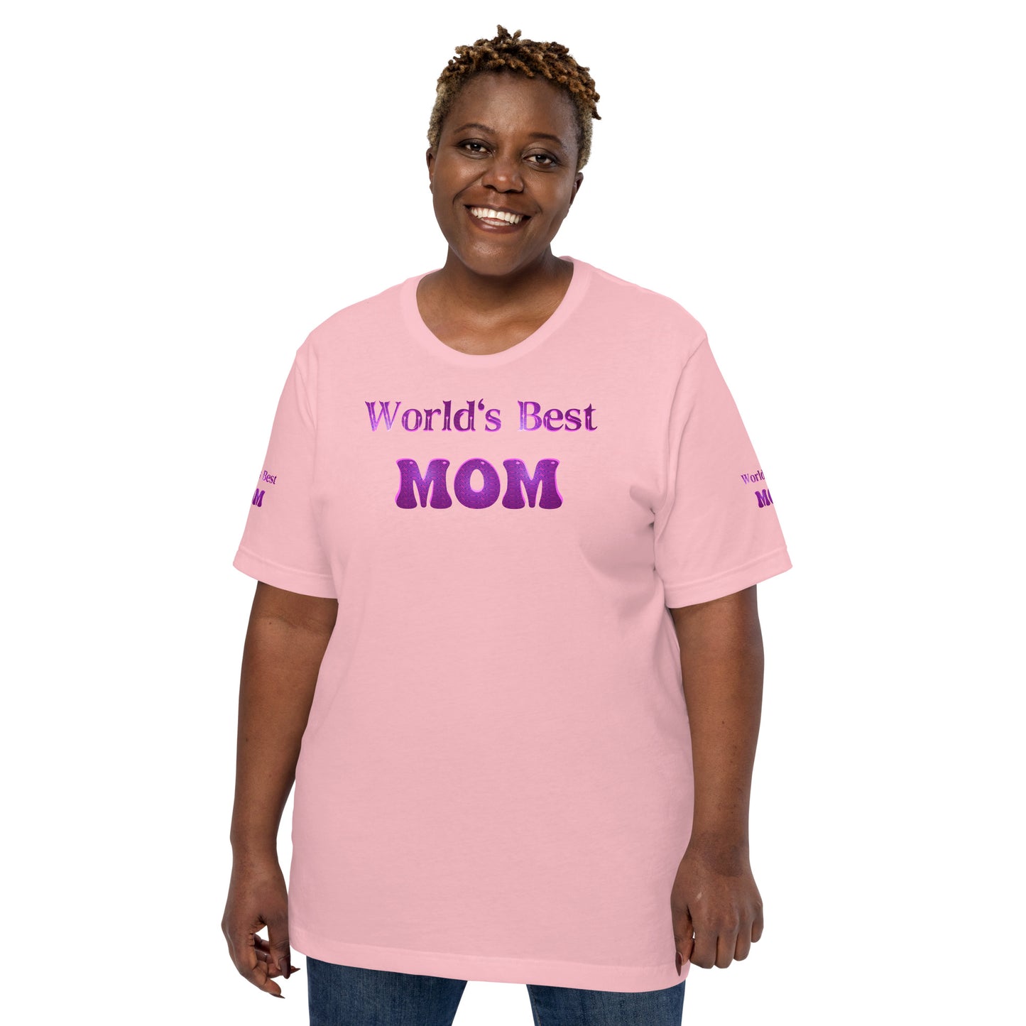 "World's Best Mom+" T-Shirt (Personalized)
