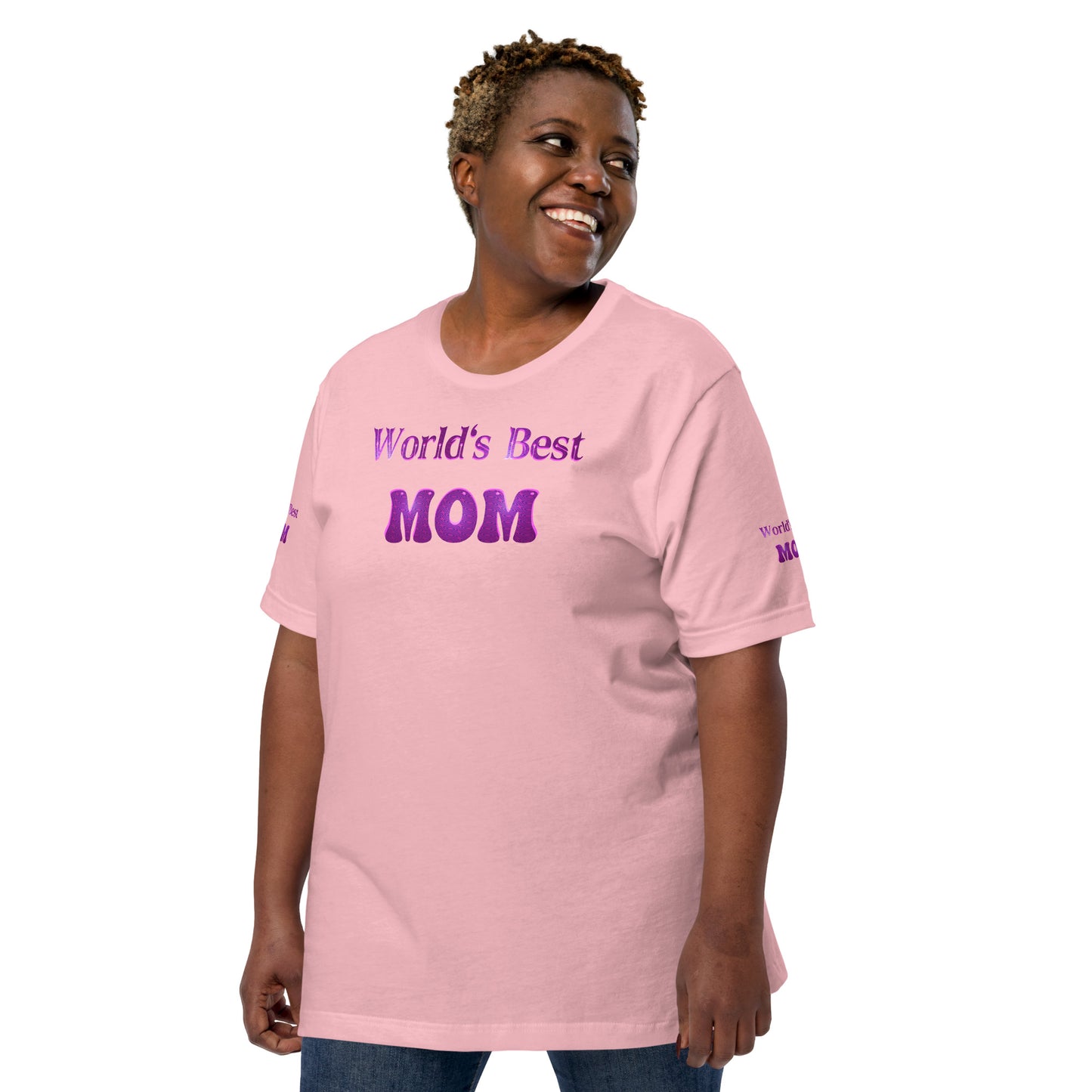 "World's Best Mom+" T-Shirt (Personalized)