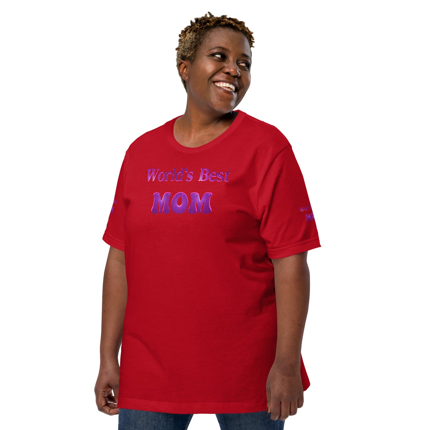 "World's Best Mom+" T-Shirt (Personalized)