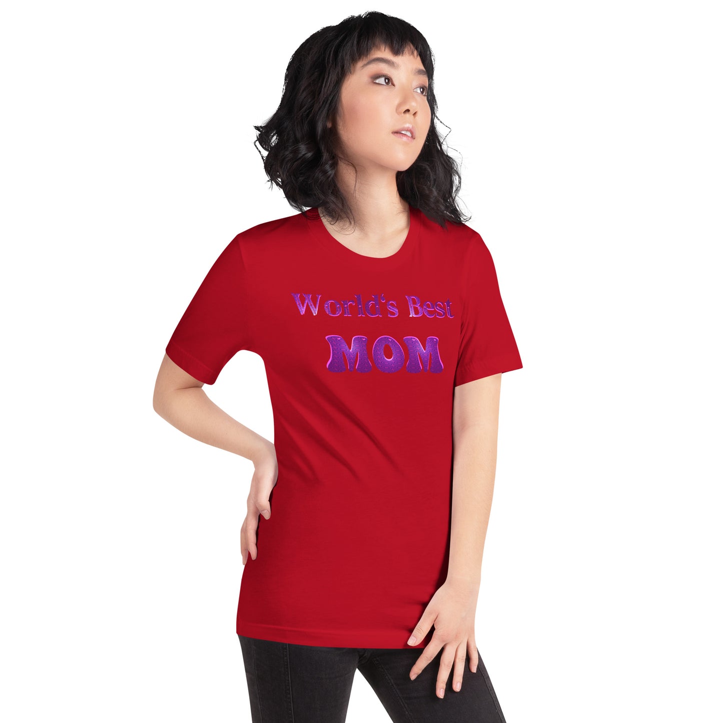 "Worlds Best Mom" T-Shirt (Personalized)