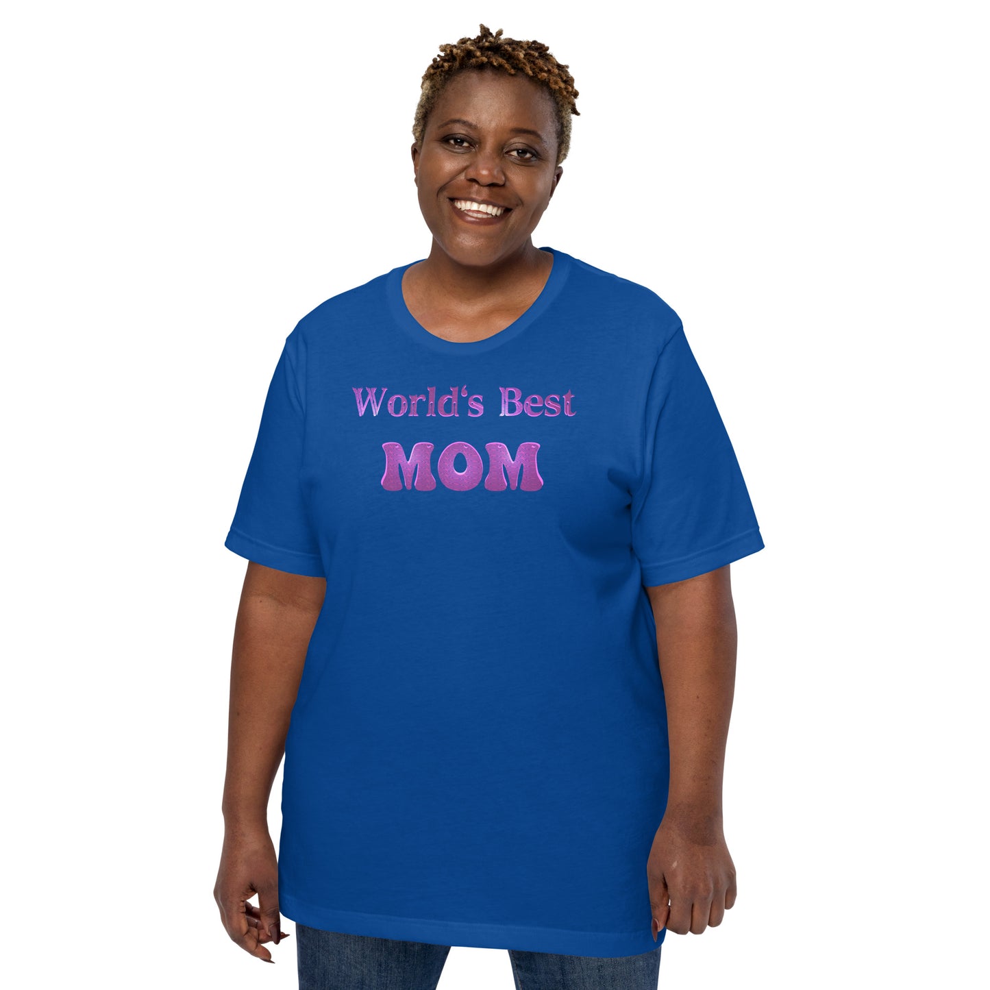 "Worlds Best Mom" T-Shirt (Personalized)