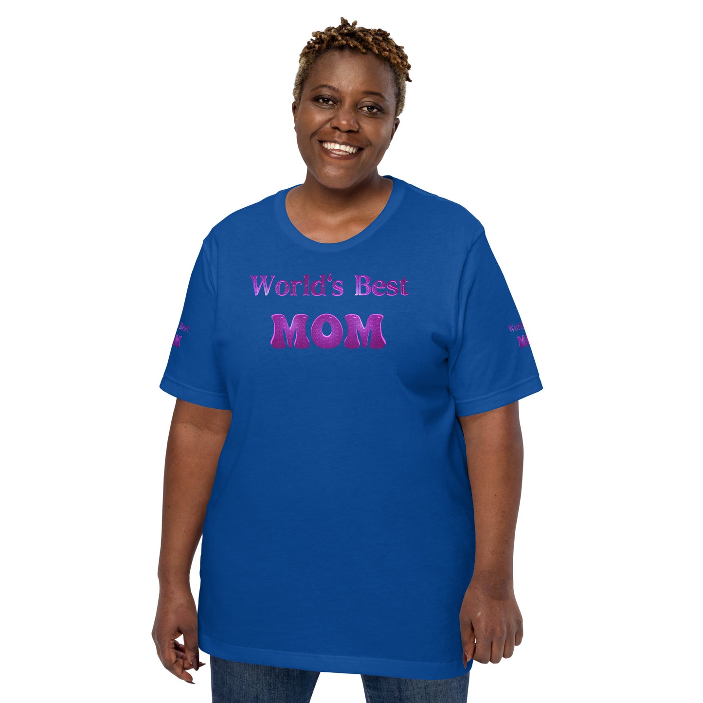 "World's Best Mom+" T-Shirt (Personalized)