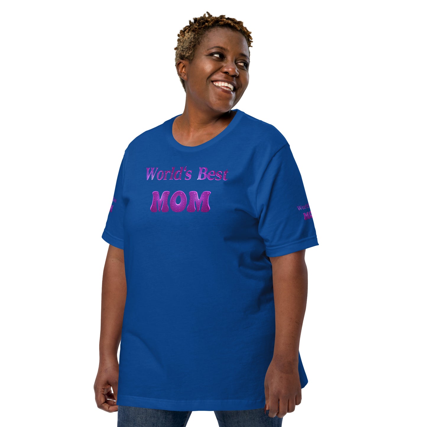 "World's Best Mom+" T-Shirt (Personalized)