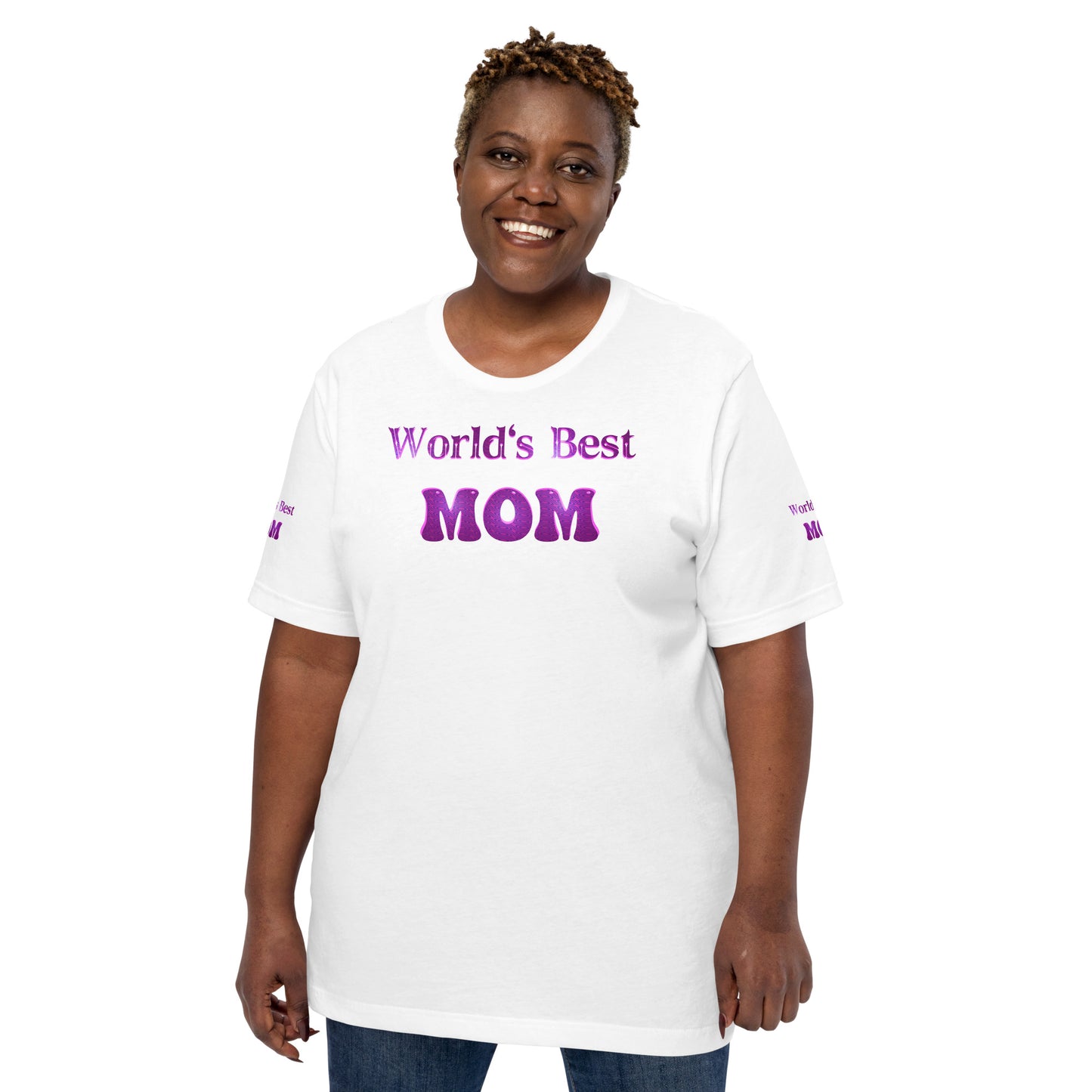 "World's Best Mom+" T-Shirt (Personalized)