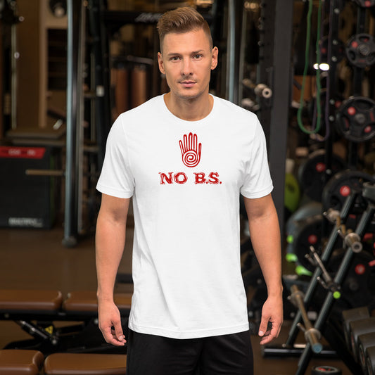 "No B.S." White T-Shirt
