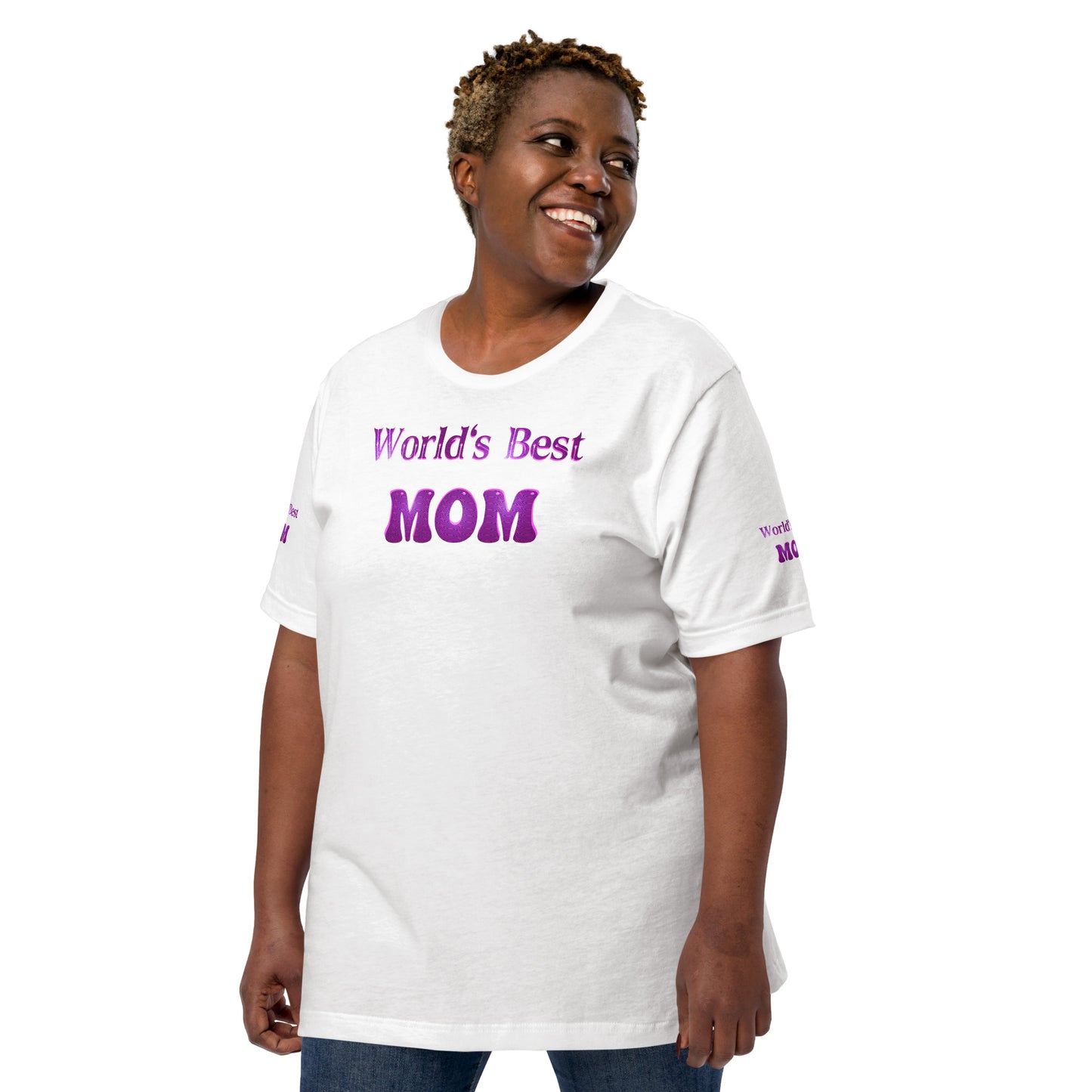 "World's Best Mom+" T-Shirt (Personalized)