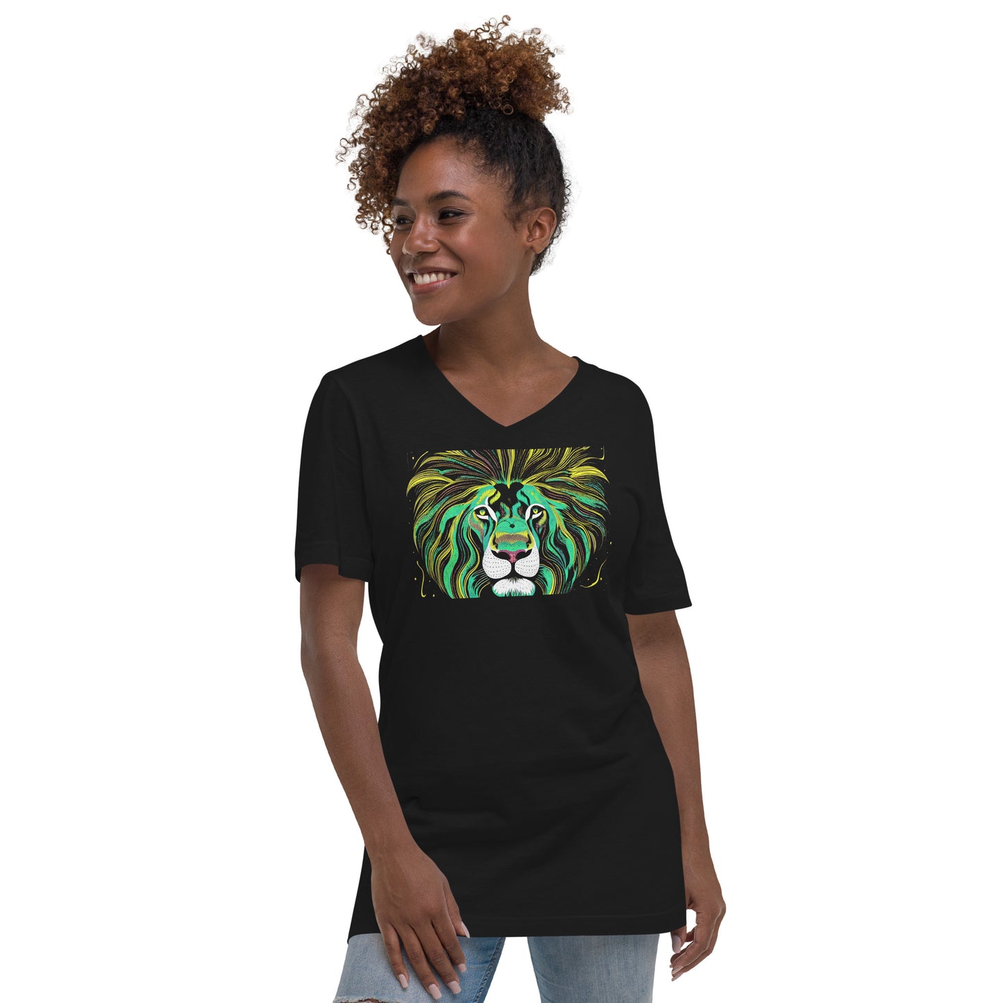 "Are You Lion?" V-Neck T-Shirt