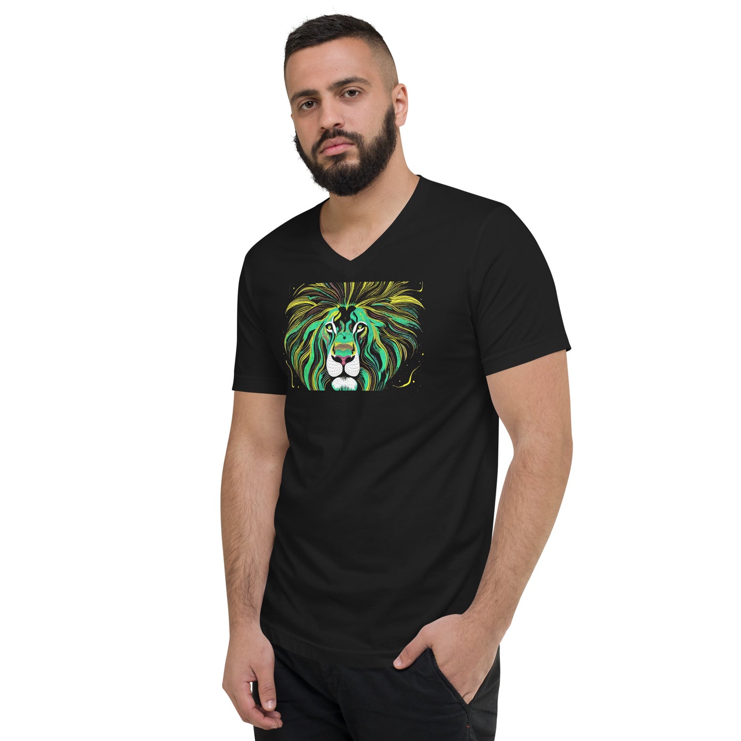 "Are You Lion?" V-Neck T-Shirt