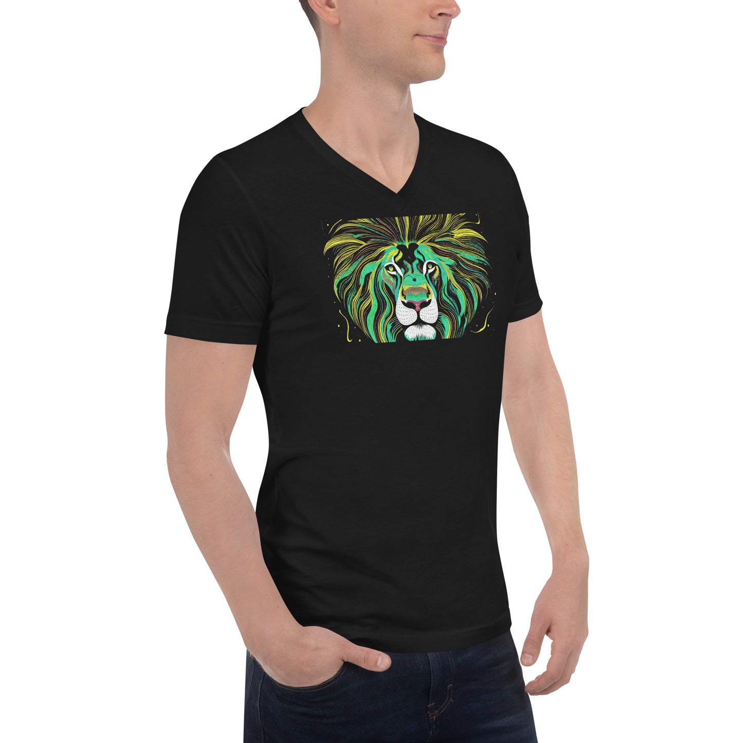 "Are You Lion?" V-Neck T-Shirt