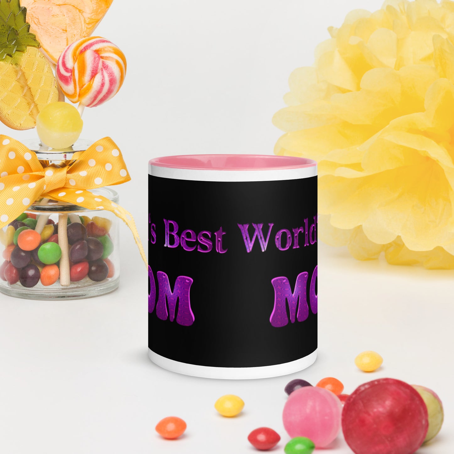 "World's Best Mom" Mug (PINK)
