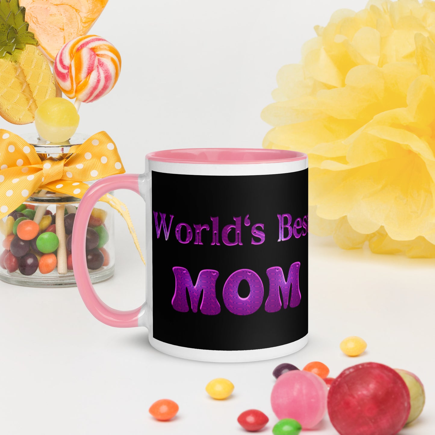 "World's Best Mom" Mug (PINK)