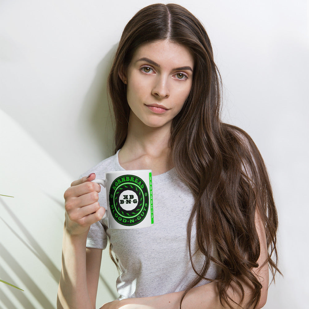 KBBNG White Badge+ Glossy Mug