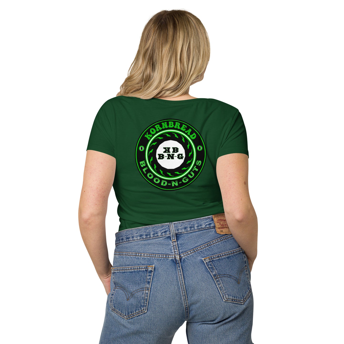 KBBNG Embroidered Badge+ Women’s Organic T-Shirt