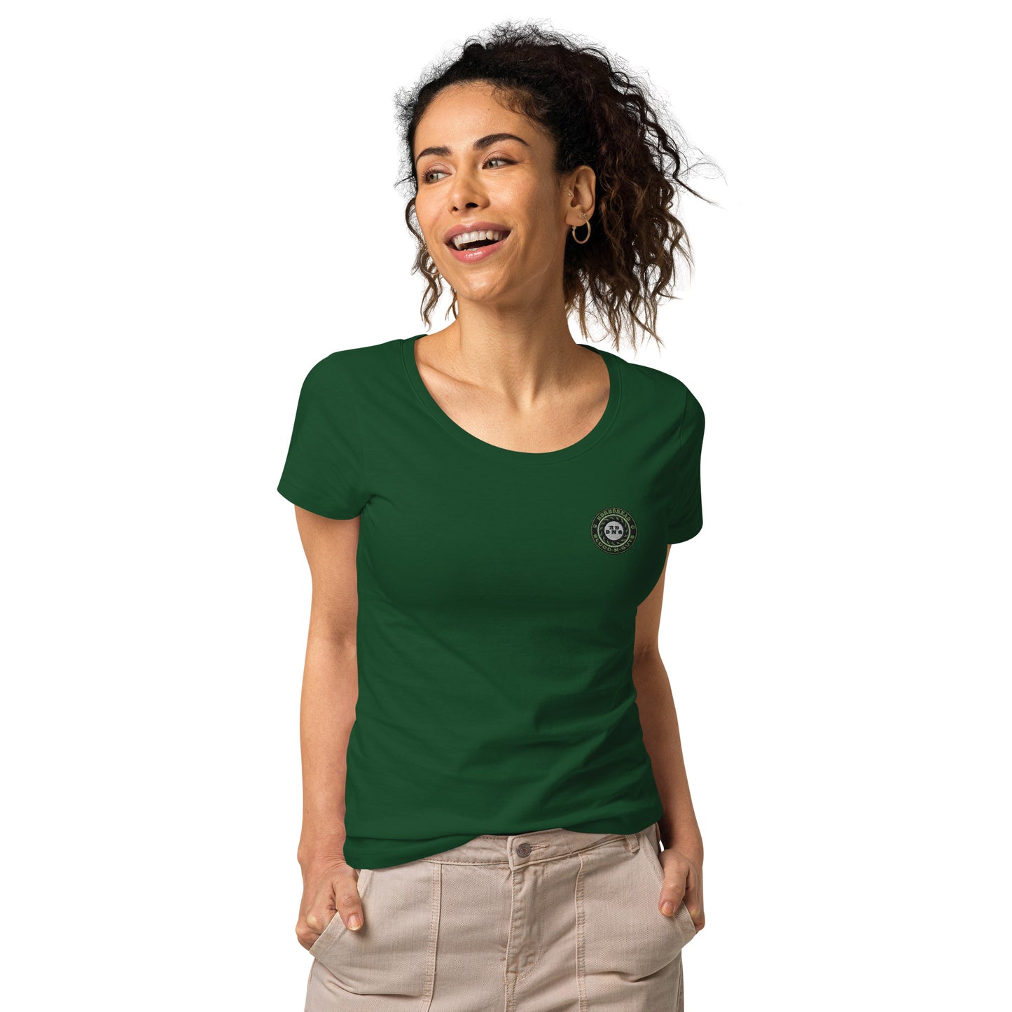 KBBNG Embroidered Badge Women’s Organic T-Shirt