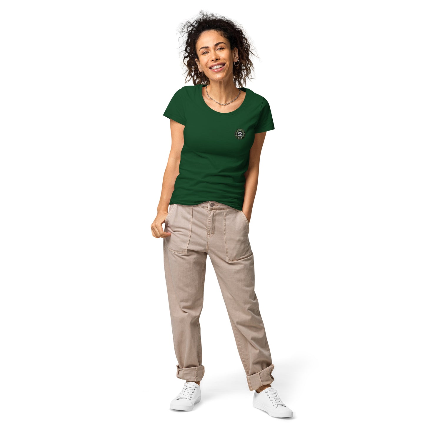KBBNG Embroidered Badge Women’s Organic T-Shirt