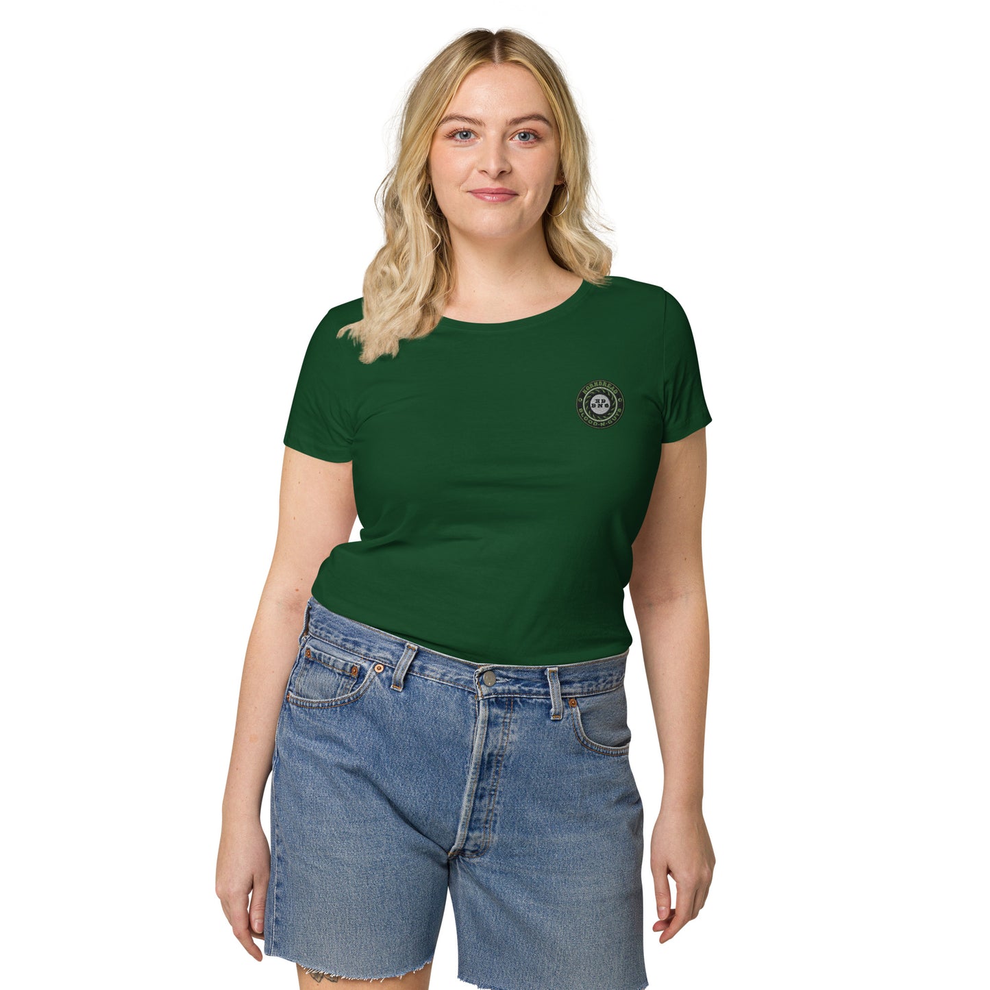 KBBNG Embroidered Badge+ Women’s Organic T-Shirt
