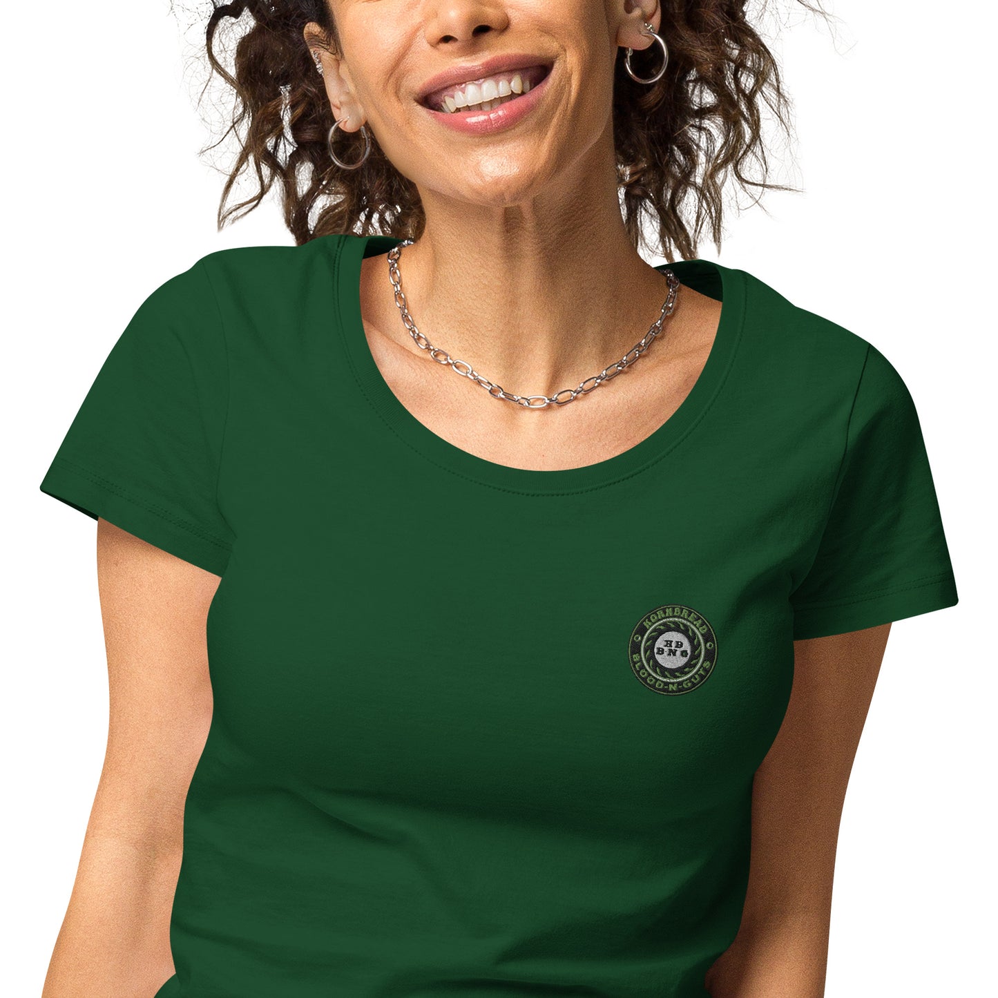 KBBNG Embroidered Badge Women’s Organic T-Shirt