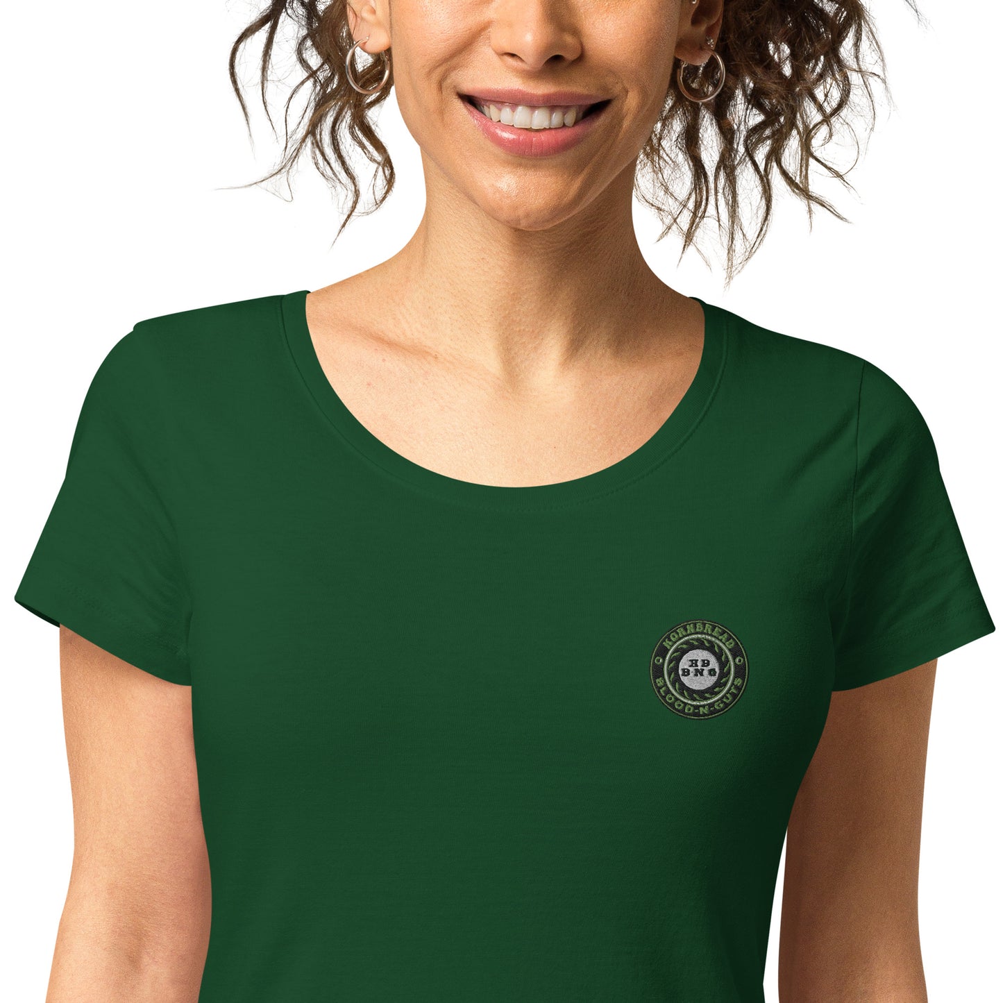 KBBNG Embroidered Badge Women’s Organic T-Shirt
