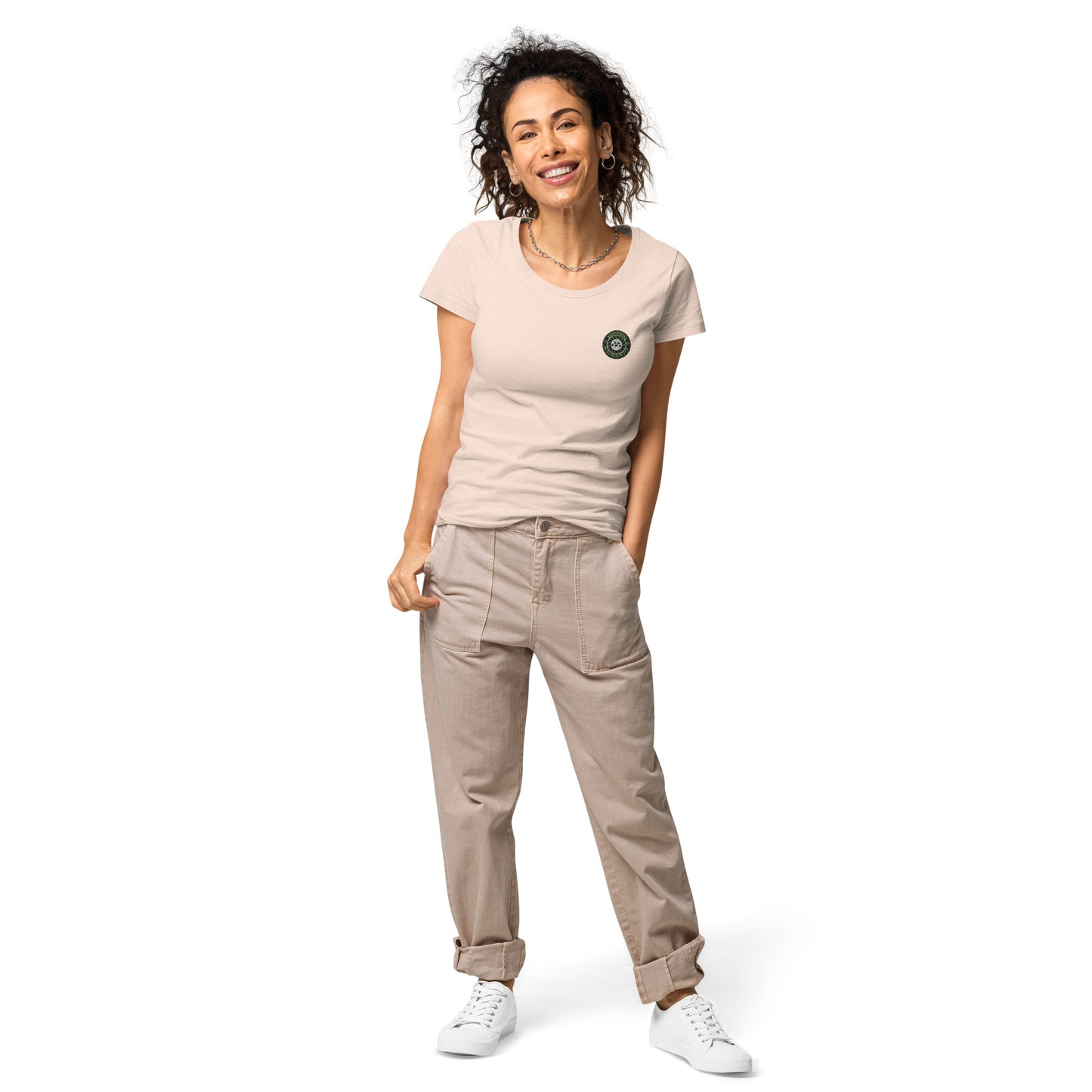 KBBNG Embroidered Badge Women’s Organic T-Shirt