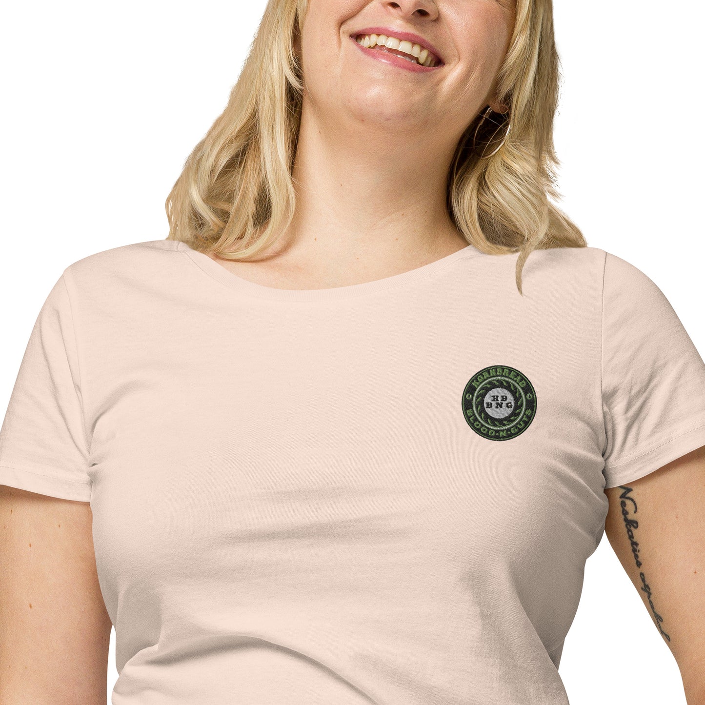 KBBNG Embroidered Badge+ Women’s Organic T-Shirt