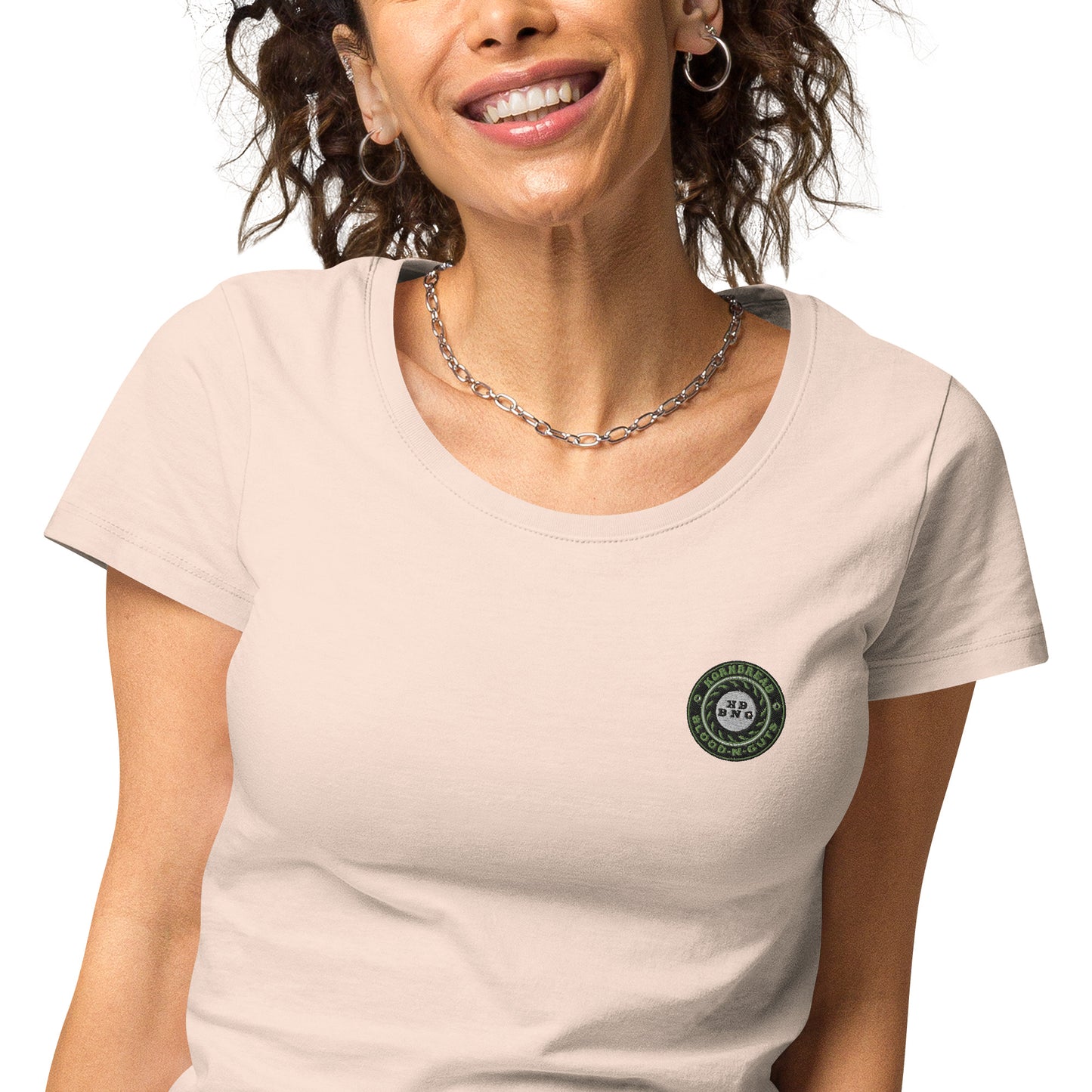 KBBNG Embroidered Badge Women’s Organic T-Shirt