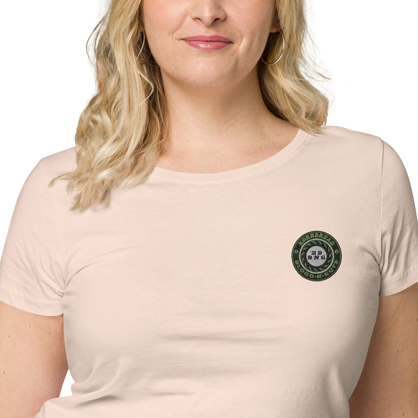 KBBNG Embroidered Badge+ Women’s Organic T-Shirt