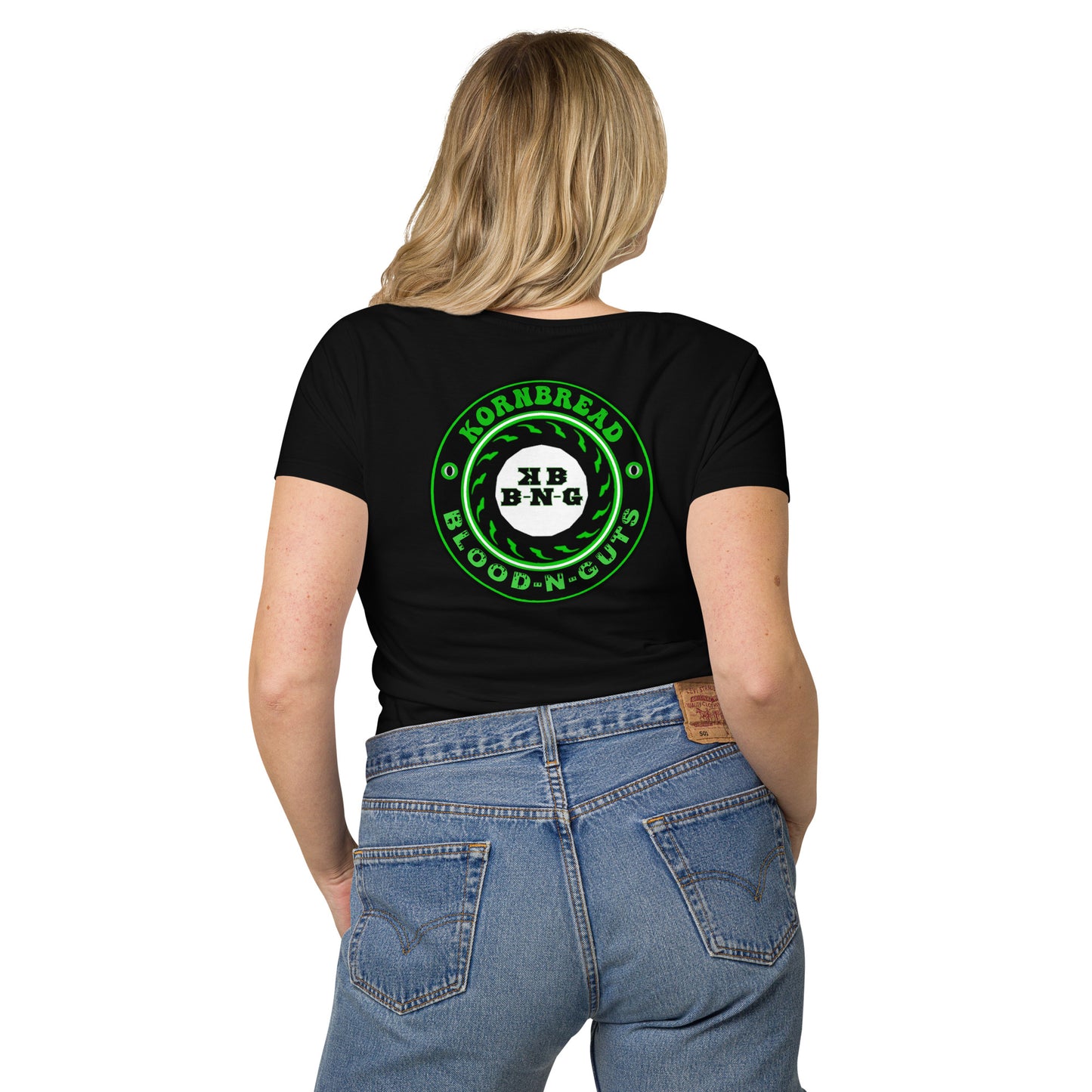 KBBNG Embroidered Badge+ Women’s Organic T-Shirt