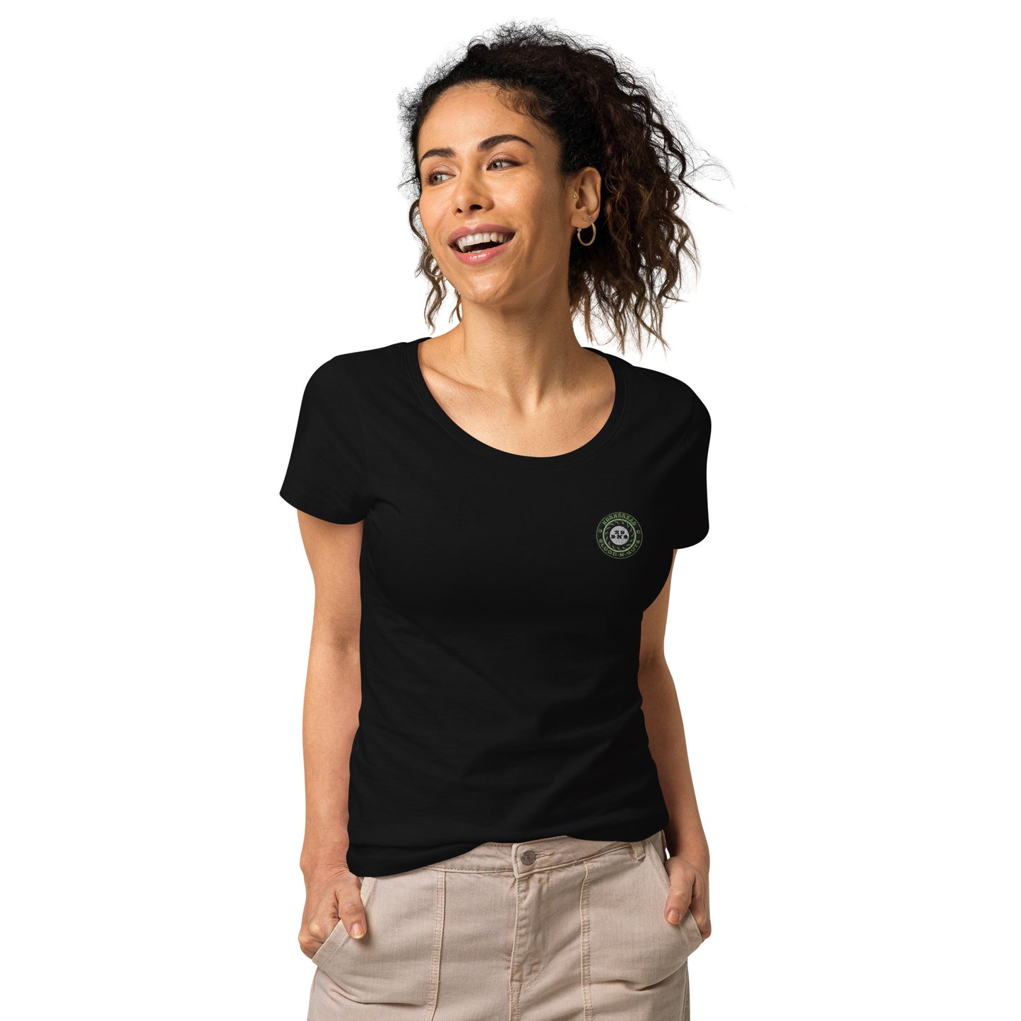 KBBNG Embroidered Badge Women’s Organic T-Shirt