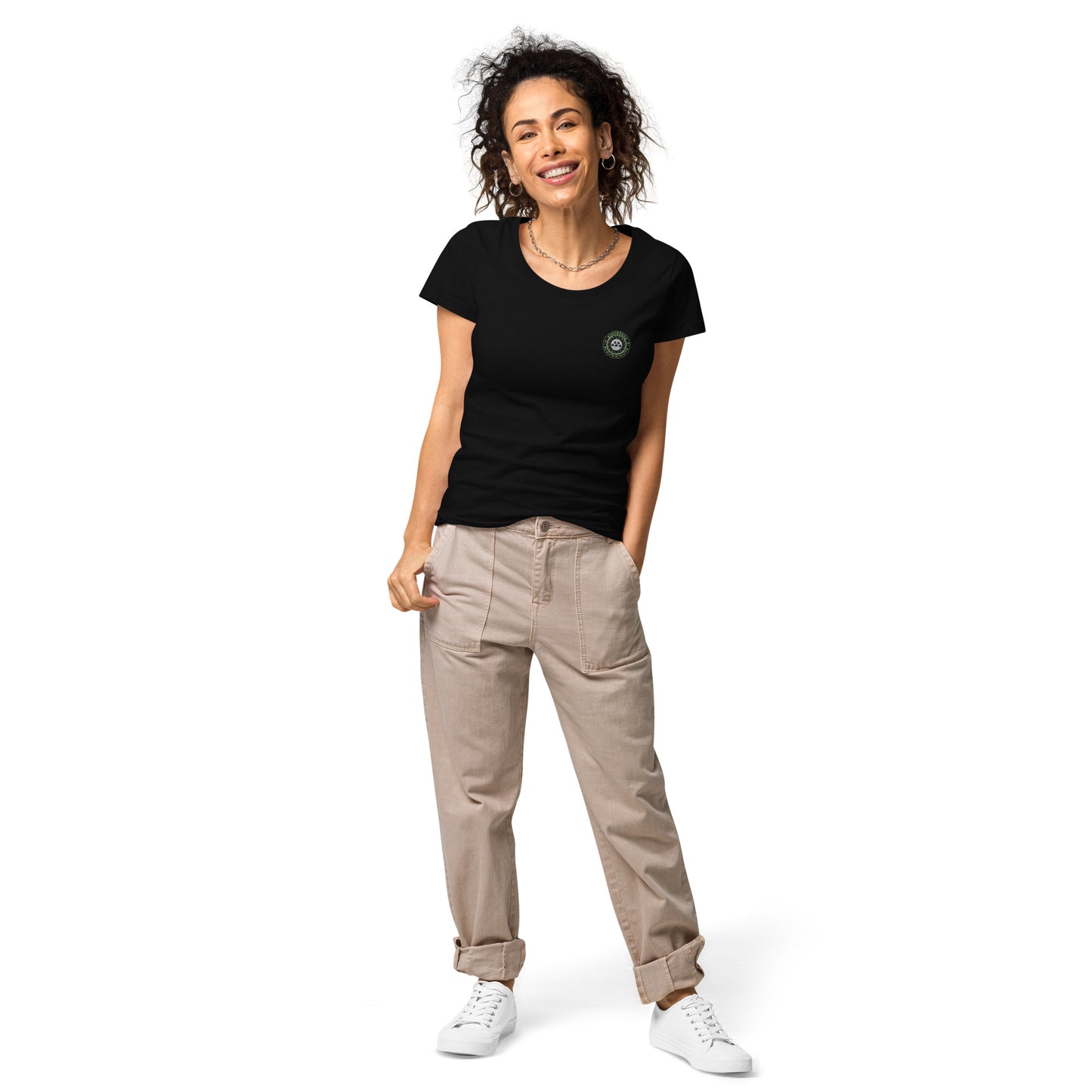 KBBNG Embroidered Badge Women’s Organic T-Shirt