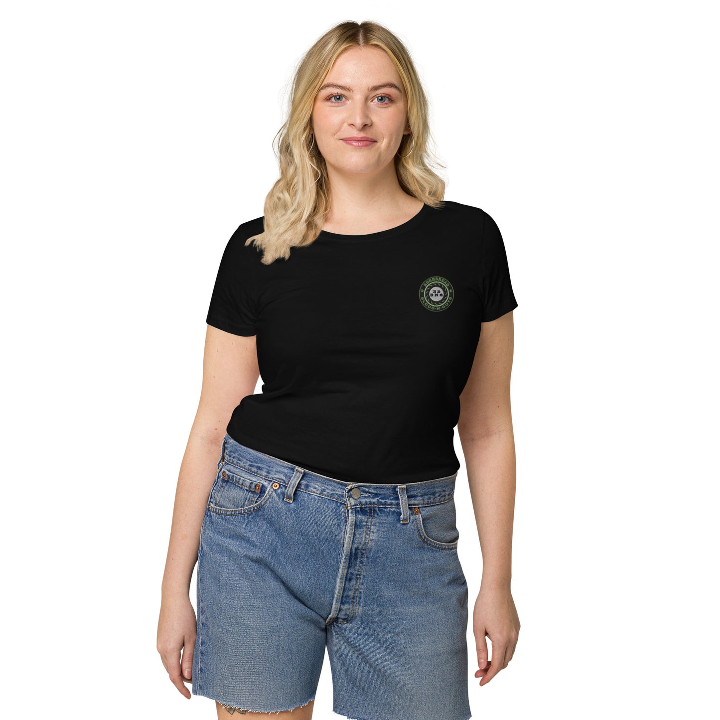 KBBNG Embroidered Badge+ Women’s Organic T-Shirt