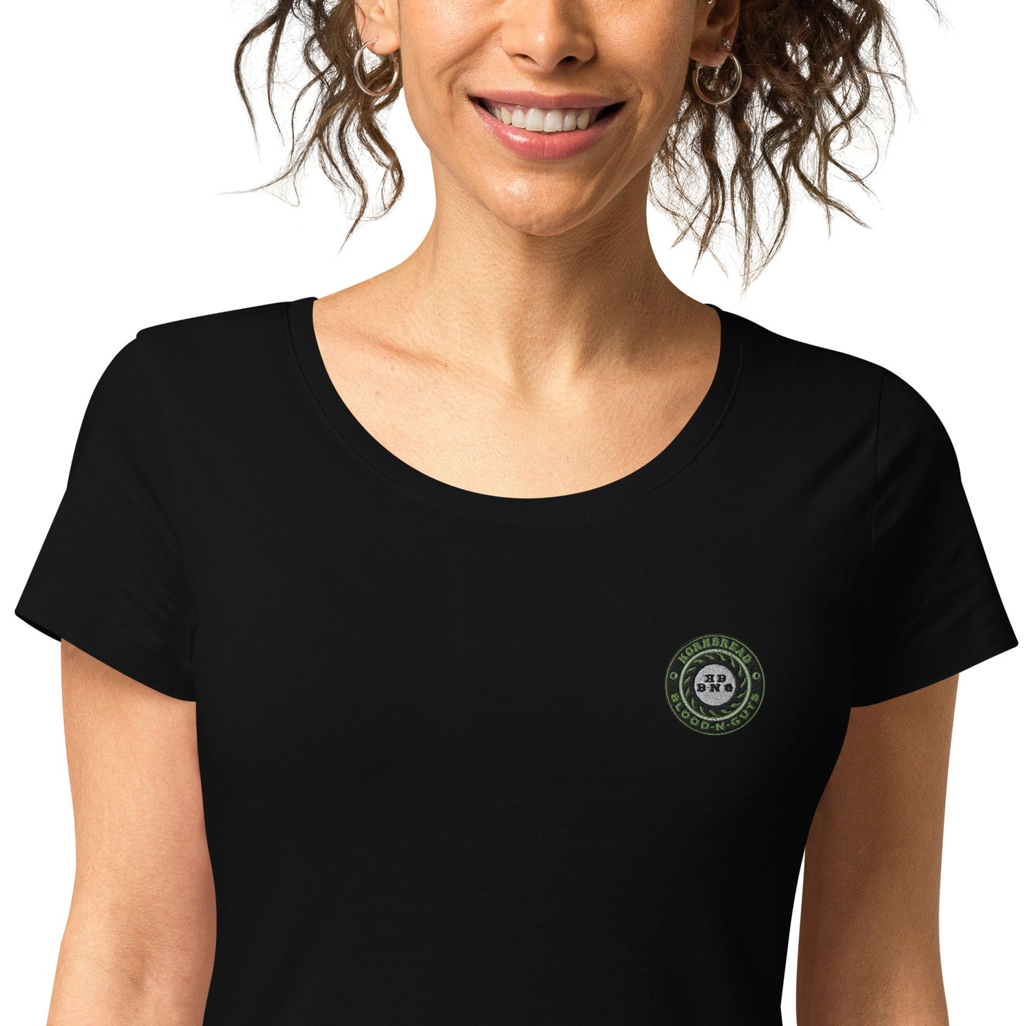 KBBNG Embroidered Badge Women’s Organic T-Shirt