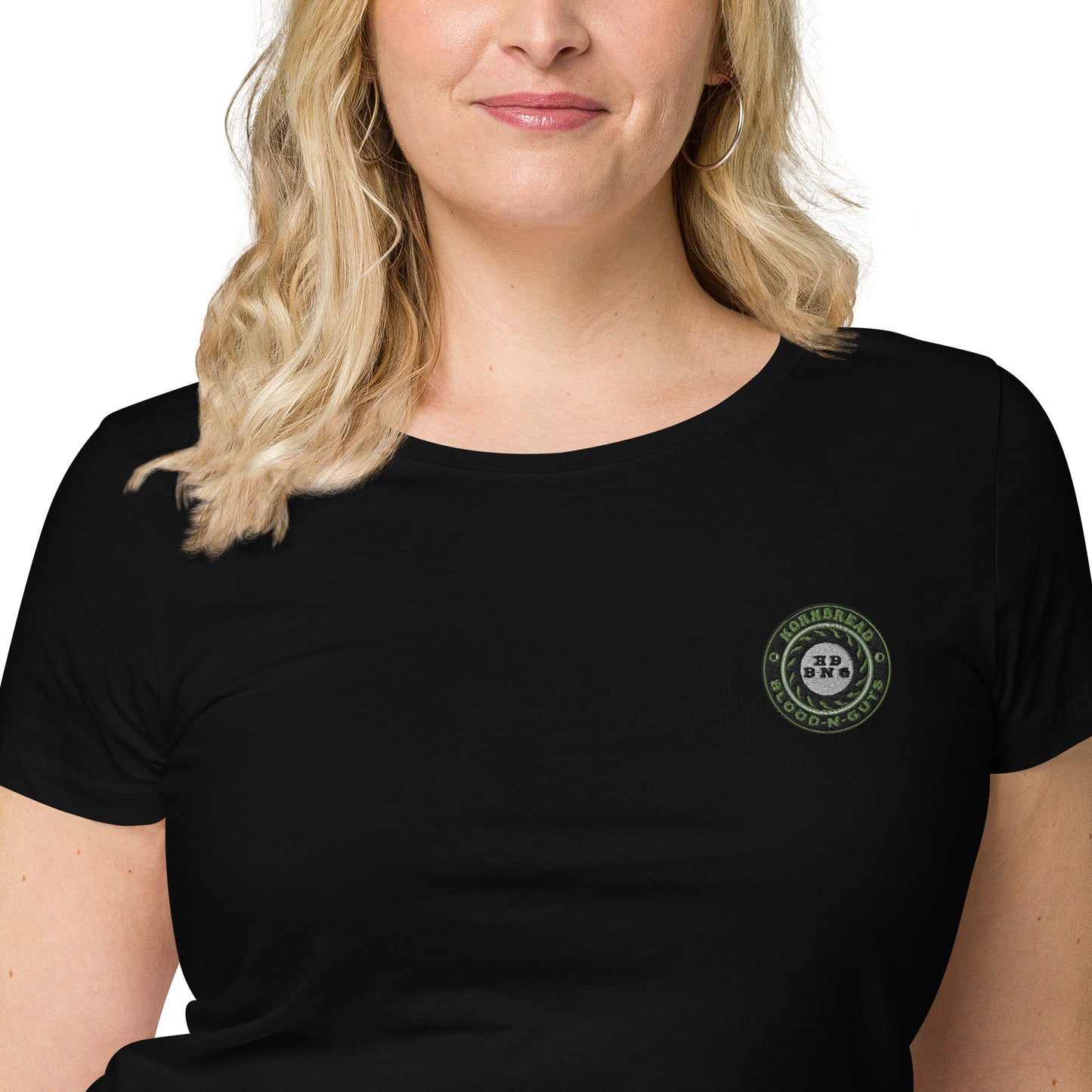 KBBNG Embroidered Badge+ Women’s Organic T-Shirt