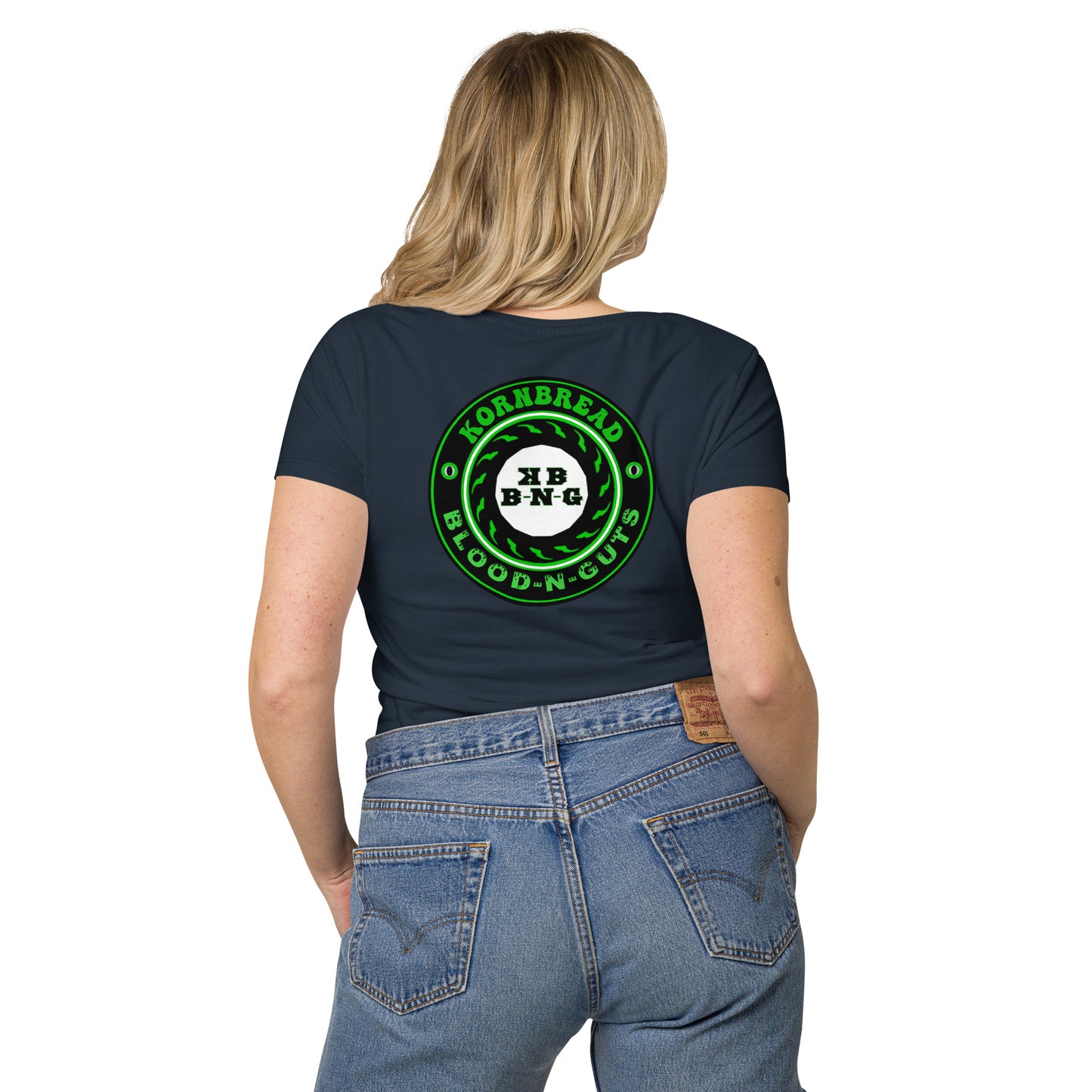 KBBNG Embroidered Badge+ Women’s Organic T-Shirt